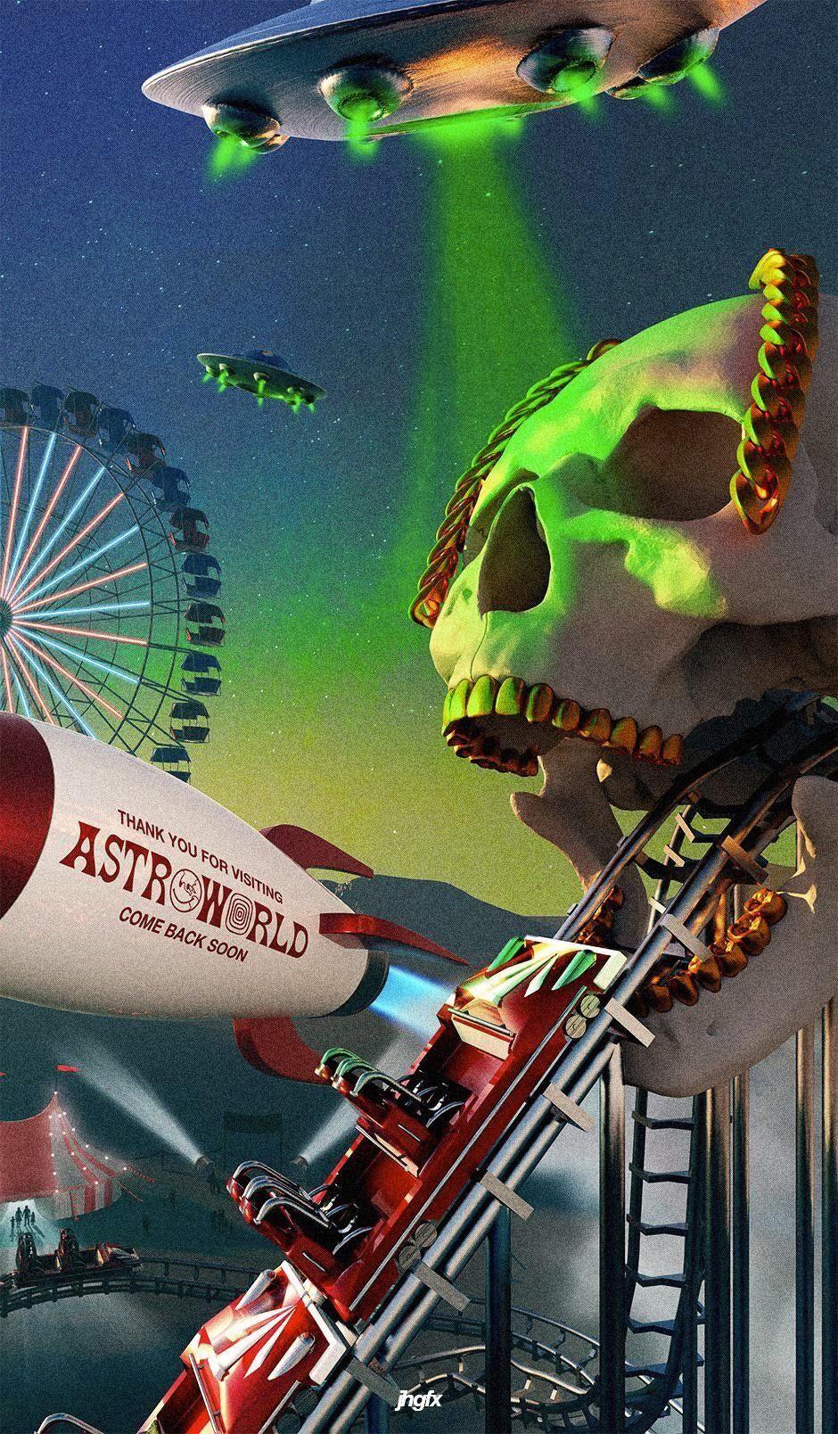 940x1608 Astroworld Wallpaper Free HD Wallpaper