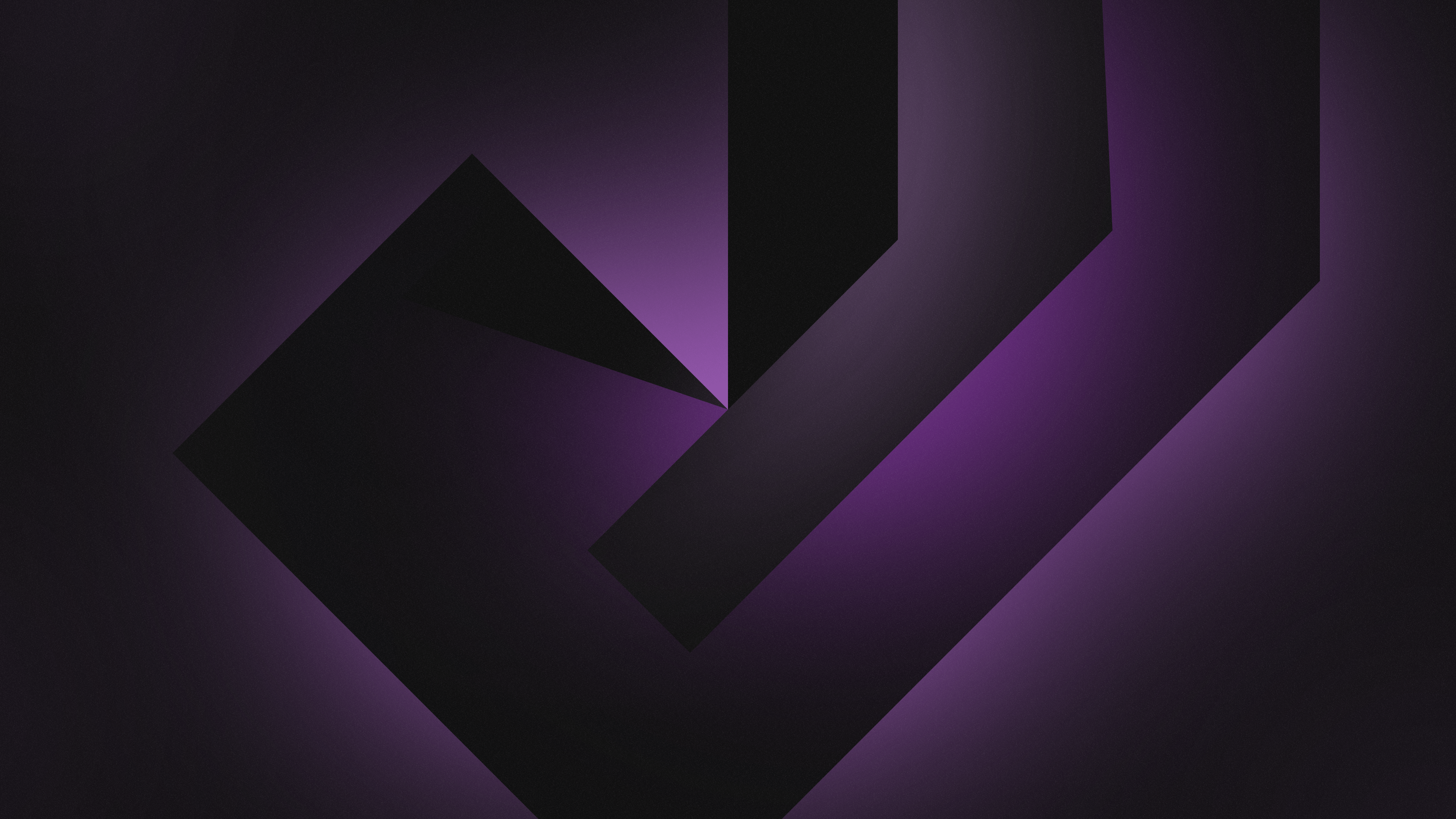 3840x2160 K, #Dark background, #Gradient, #Geometric, #Shapes