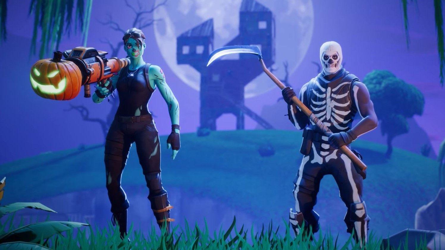 1496x841 Skull Trooper Desktop Wallpaper
