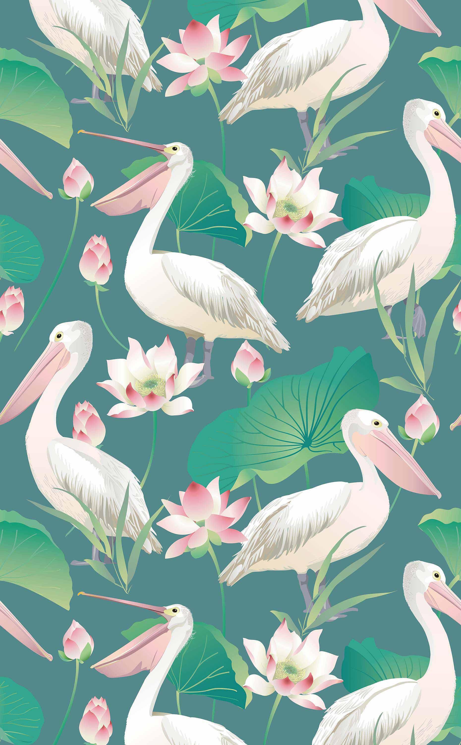 1860x3000 PELICAN POND coverings / wallpaper from GMM