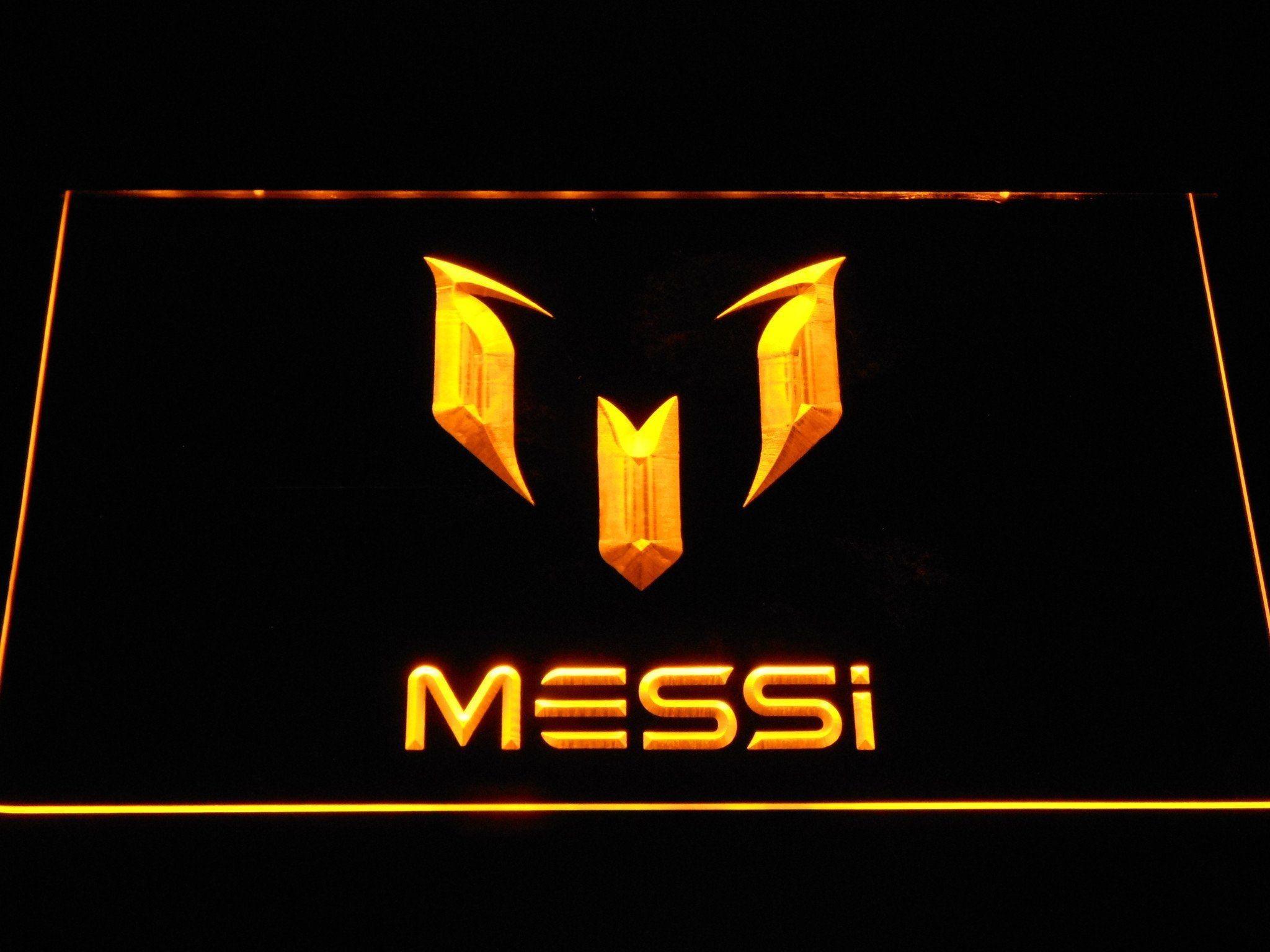 Messi Logo Wallpaper 4k