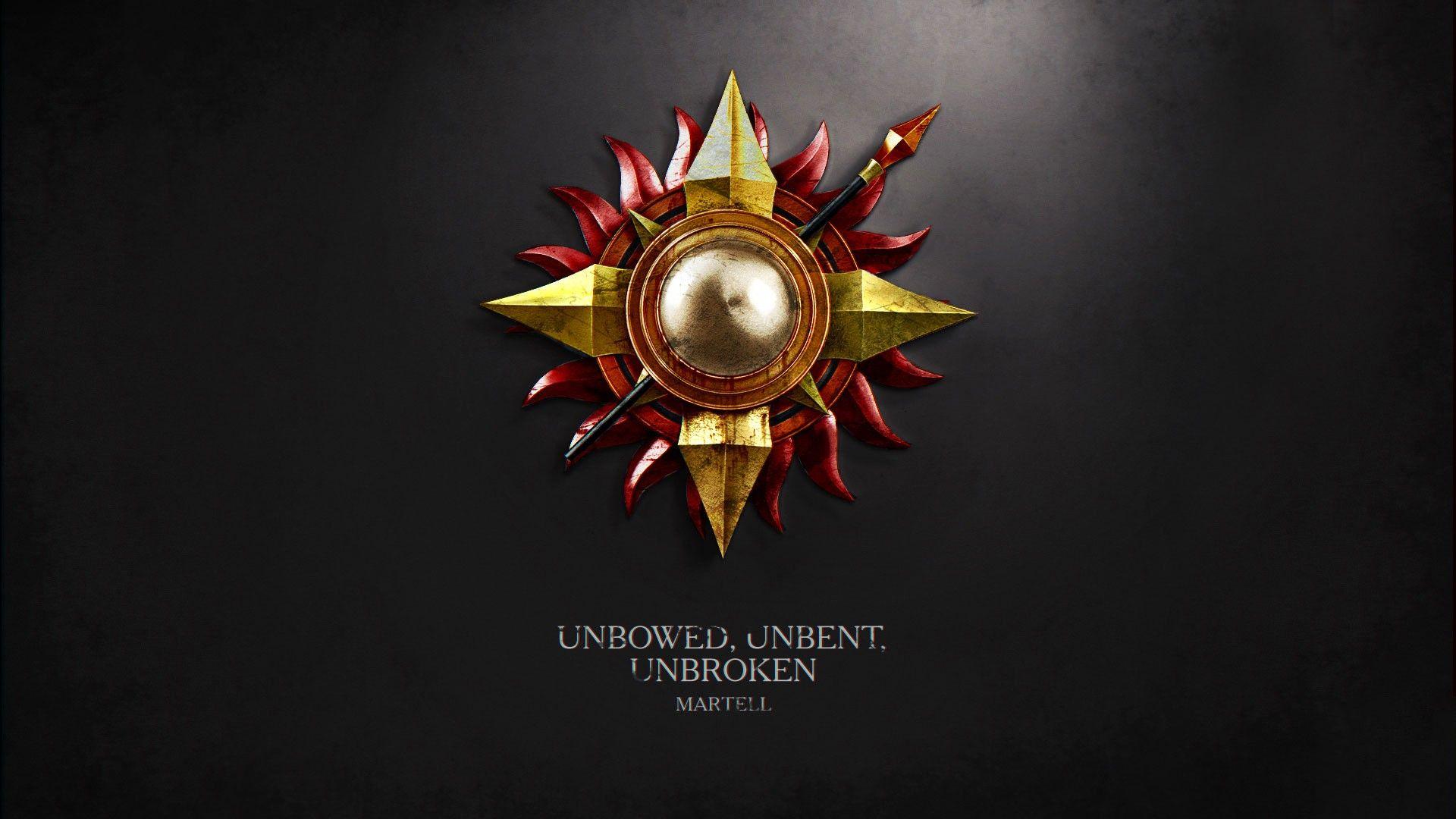 1920x1080 Game Of Thrones, House Martell, Sigils Wallpaper HD / Desktop