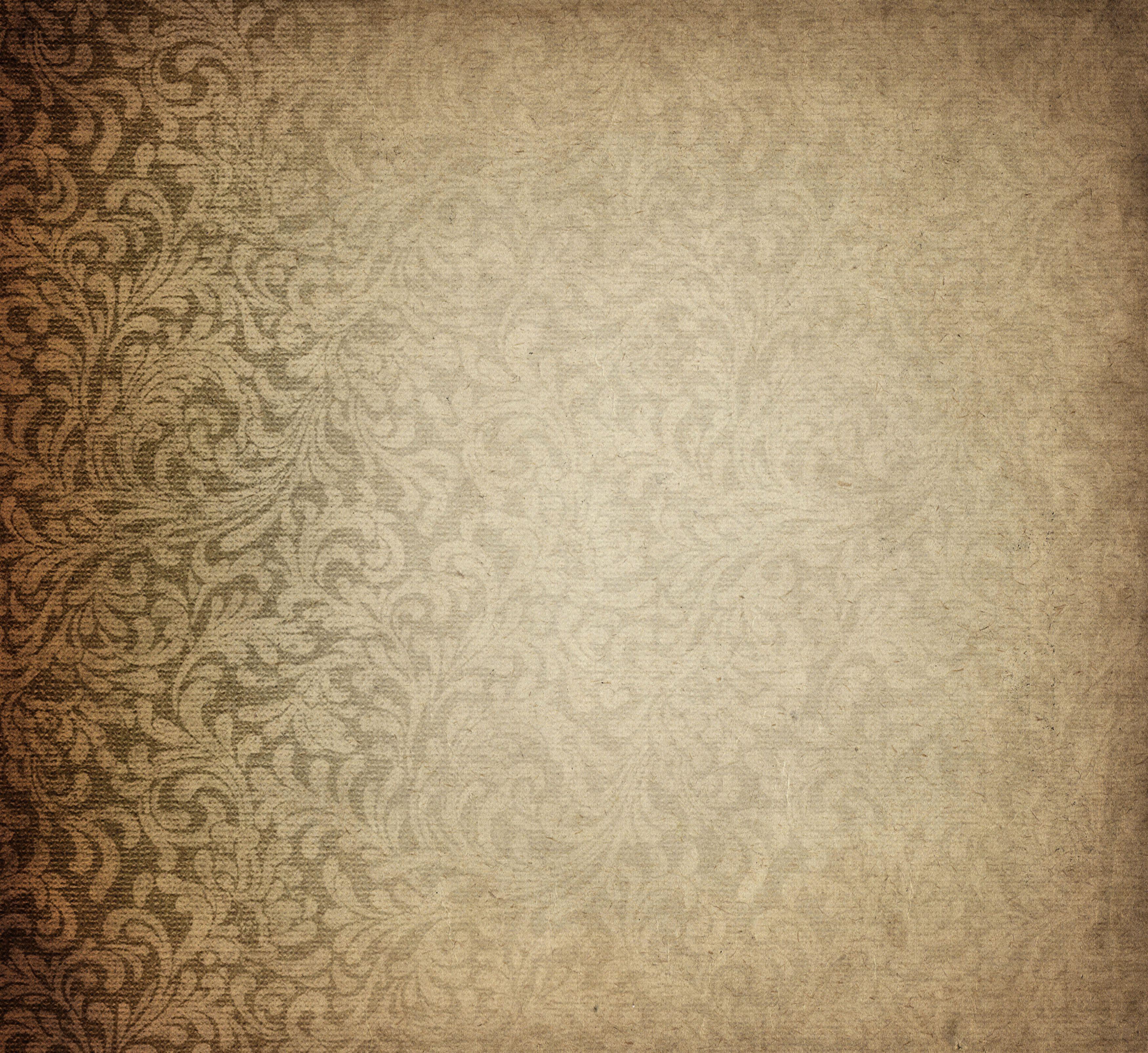 3500x3211 old paper or wallpaper with paisley design
