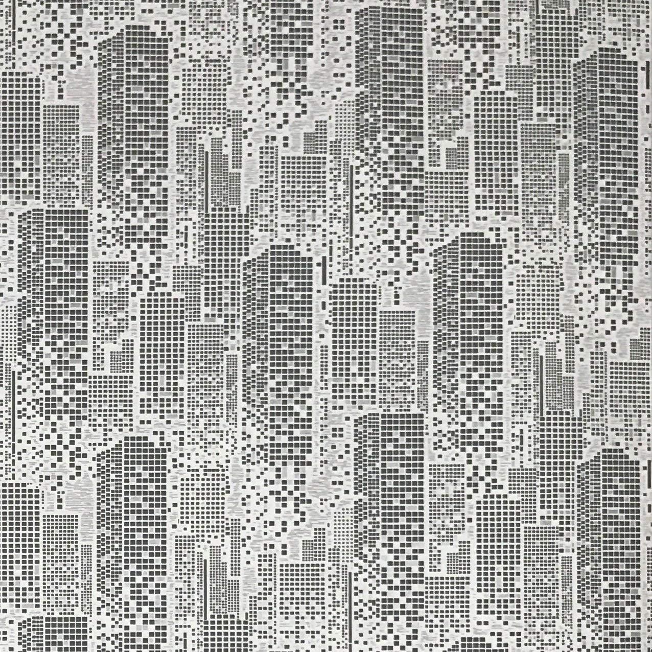 1276x1276 1211 10 Town City Grey White Graphic Modern Textured Wallpaper