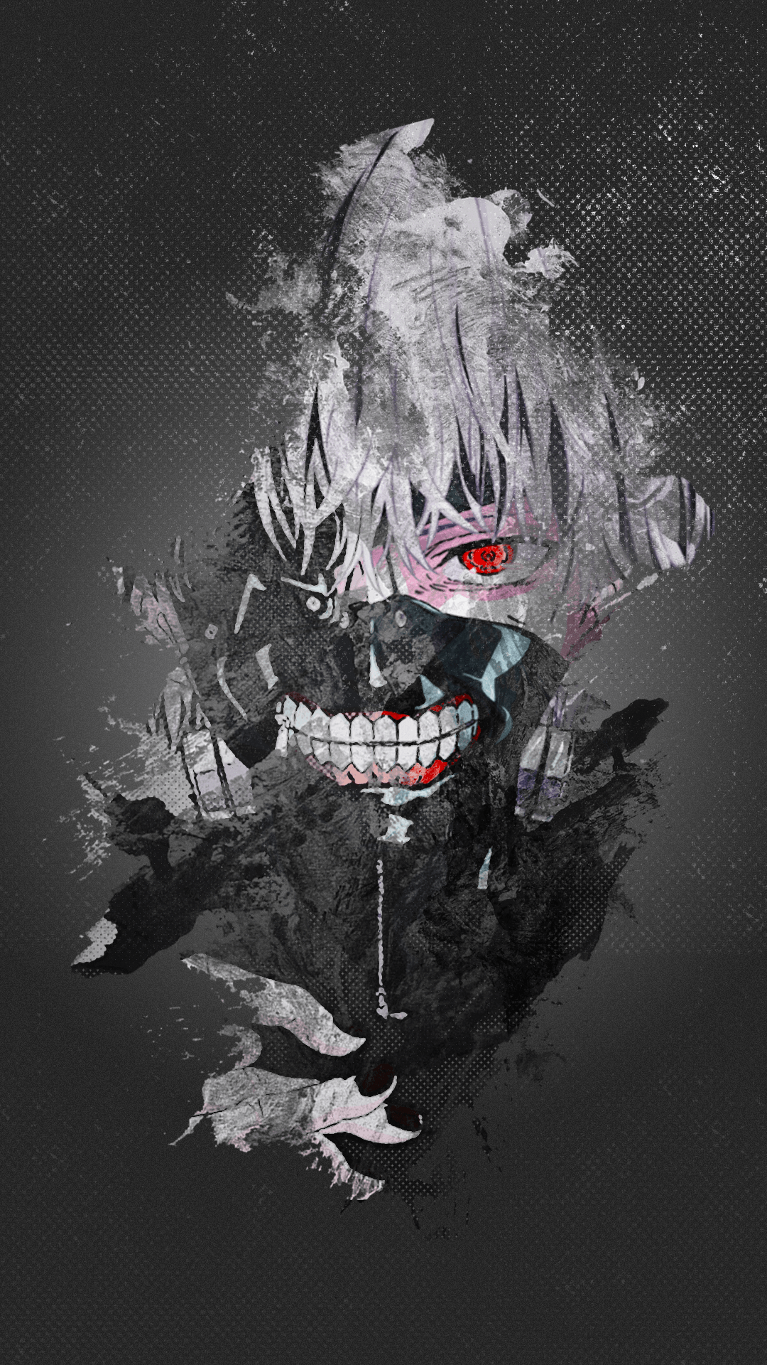 Kaneki phone wallpaper I just made :) : r/TokyoGhoul