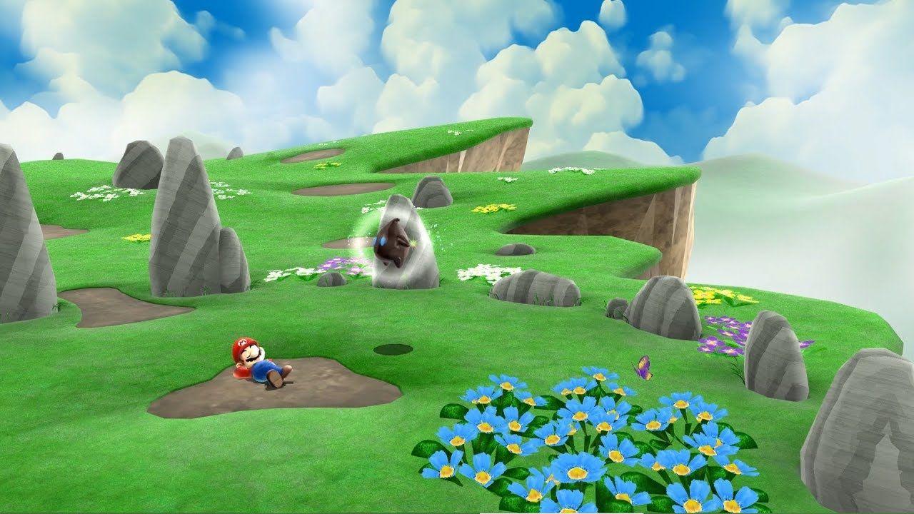 1280x720 Mario Galaxy Dual Monitor Wallpaper
