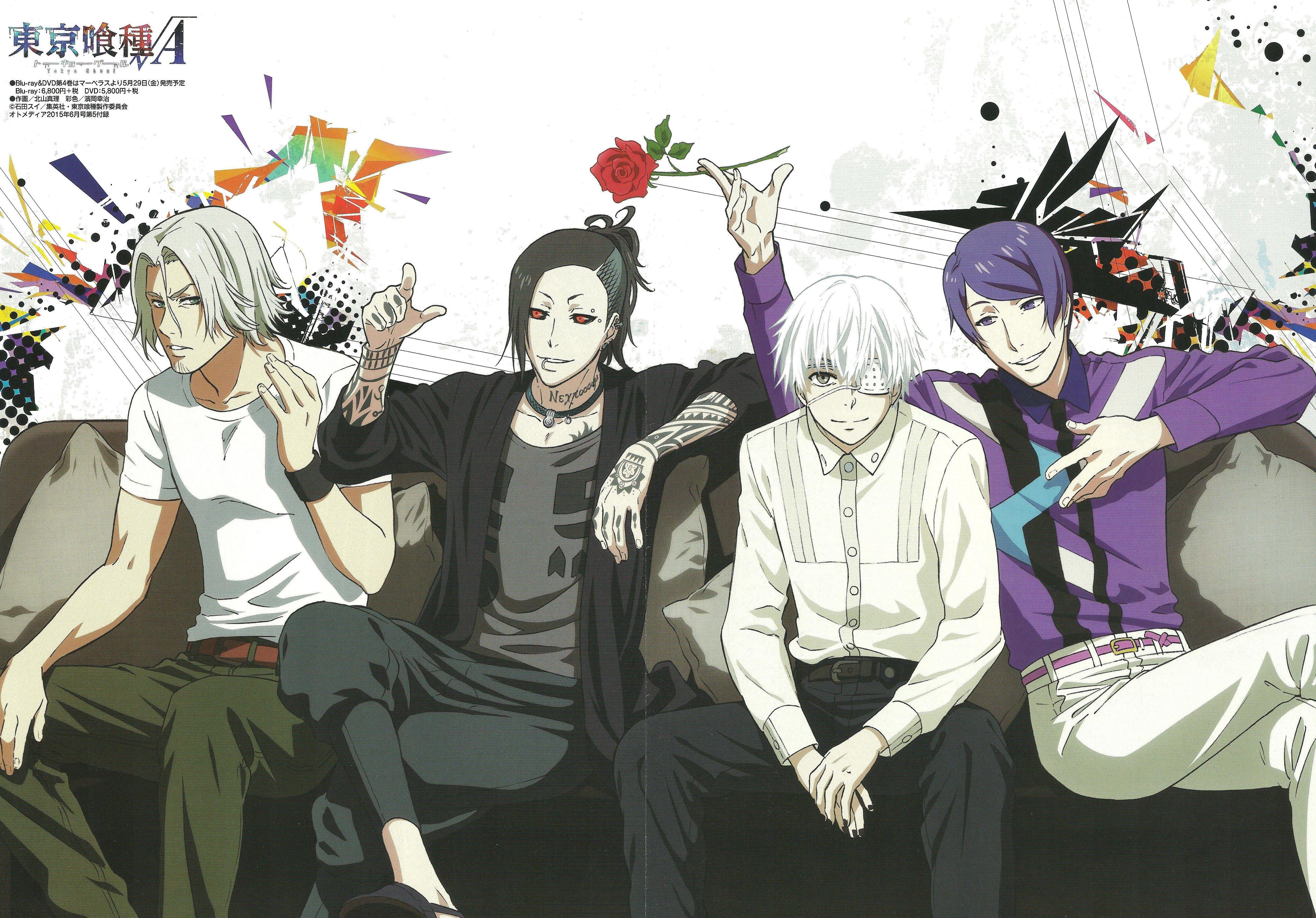 4966x3466 4966x3466 Uta (Tokyo Ghoul) desktop background.
