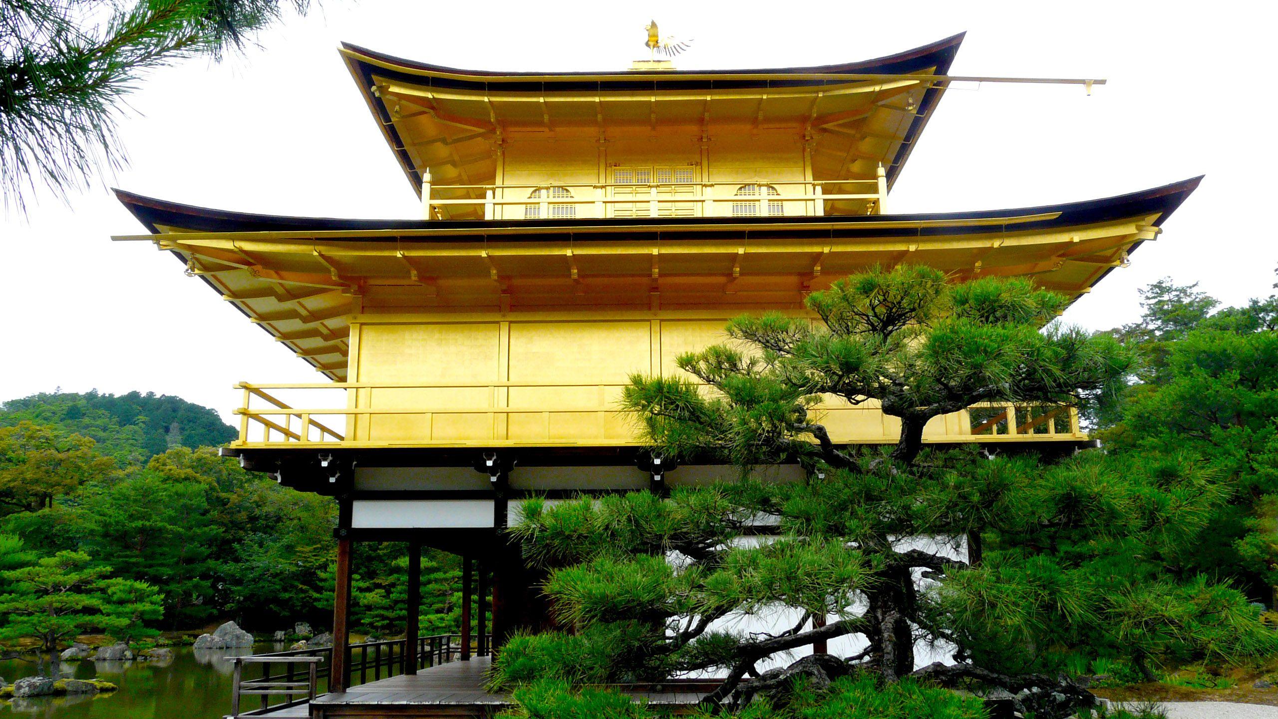 2560x1440 Keihanshin (京阪神) Episode 16: Kinkakuji Temple (金閣寺). 侘び寂び