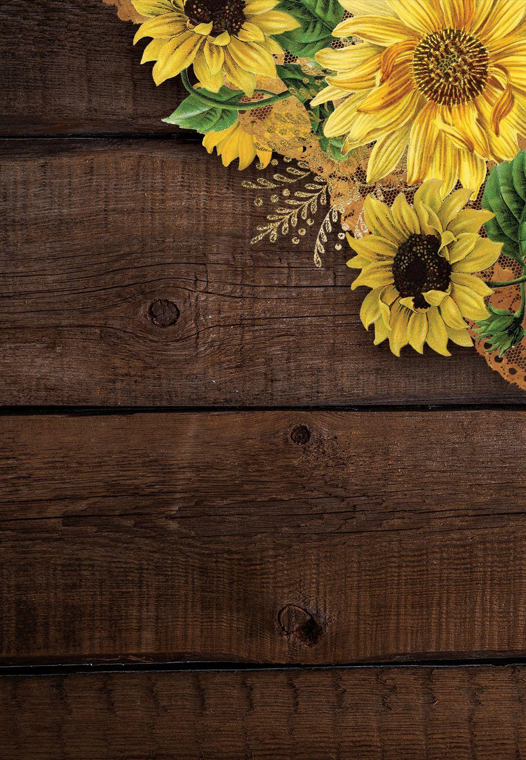 Featured image of post Rustic Sunflower Wallpaper Border - This border has a hand painted die cut basket blue, brown wallpaper border.