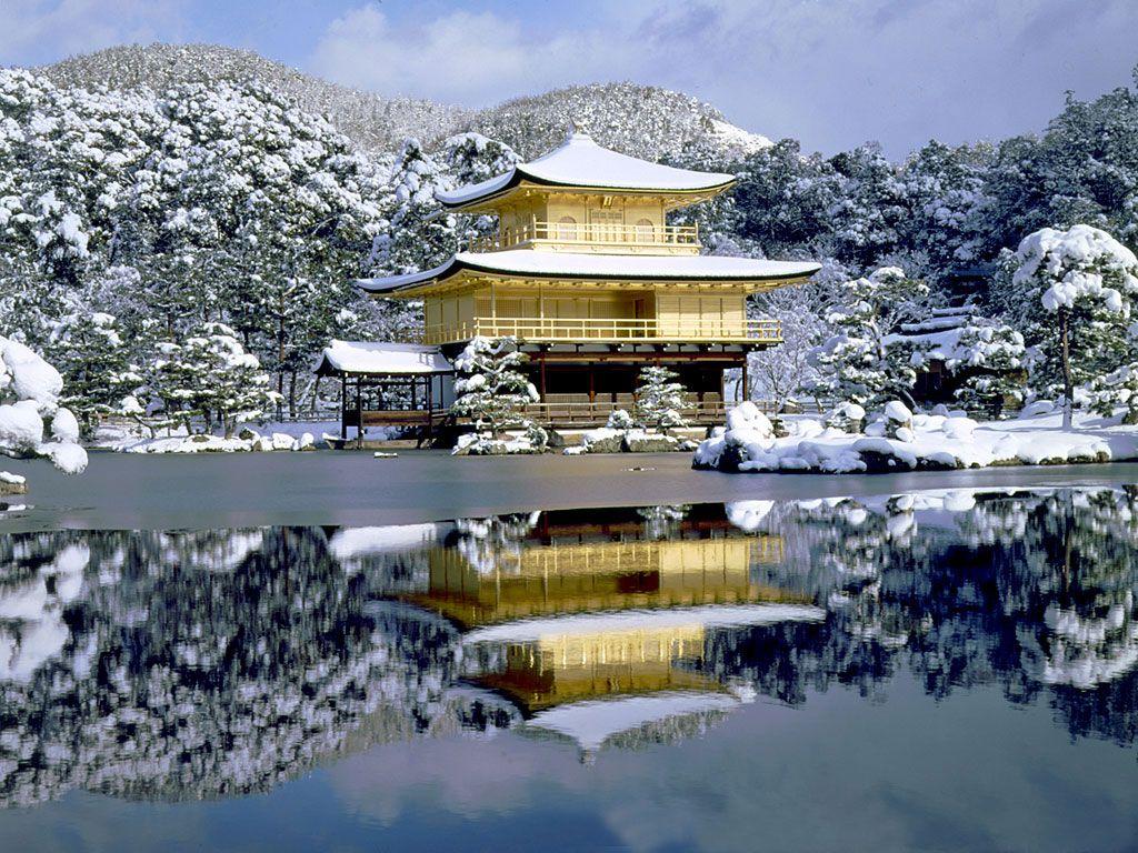 1024x768 Winter in Japan Japanese Scenery