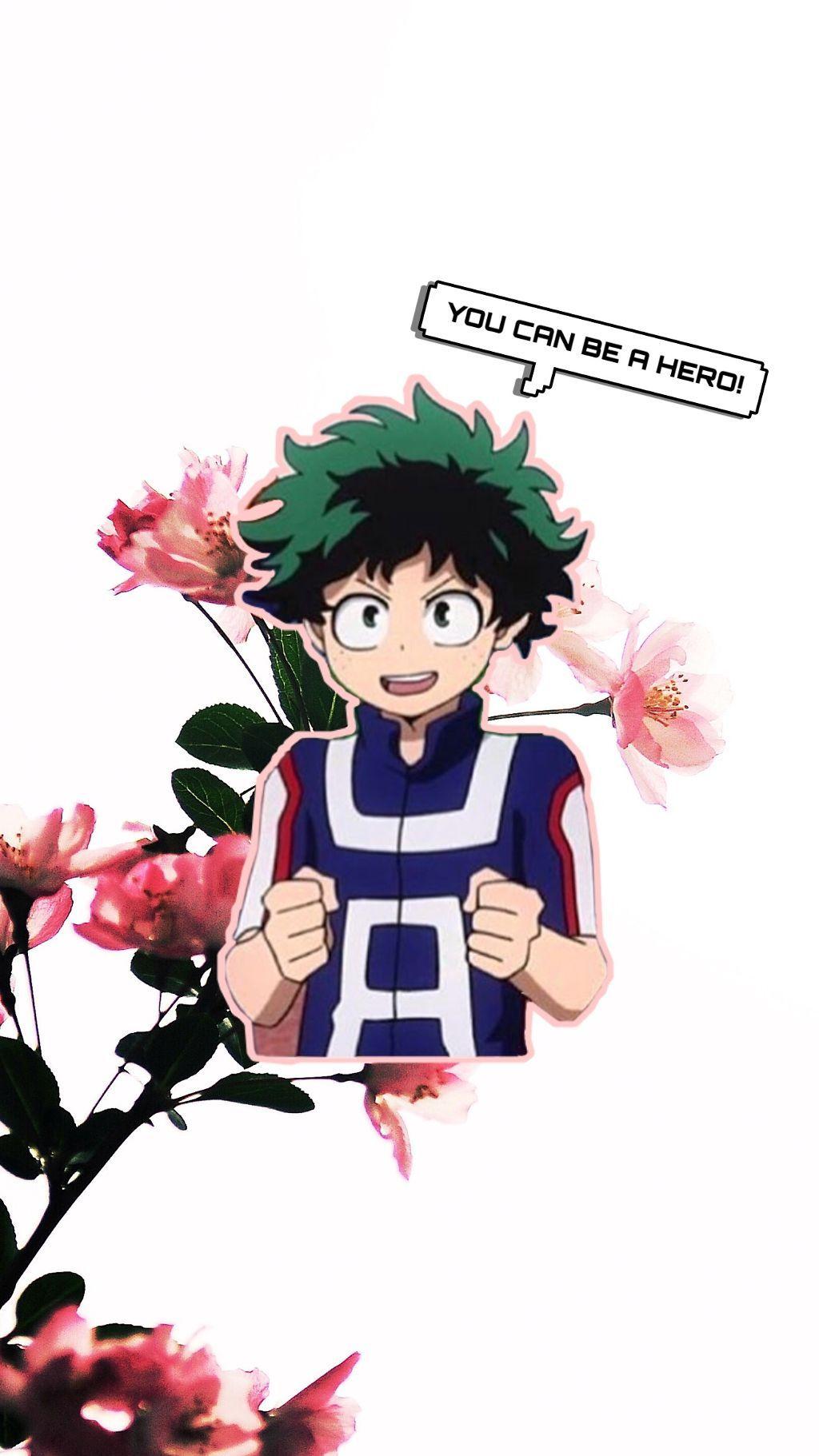 1024x1821 Deku Phone Wallpaper
