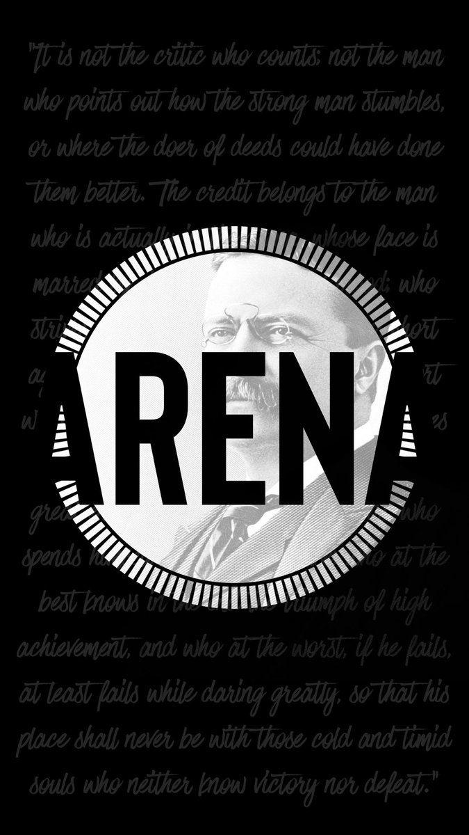 675x1200 Jeff Callahan like making iPhone wallpaper sometimes. This one is Theodore Roosevelt's man in the arena speech. Cc