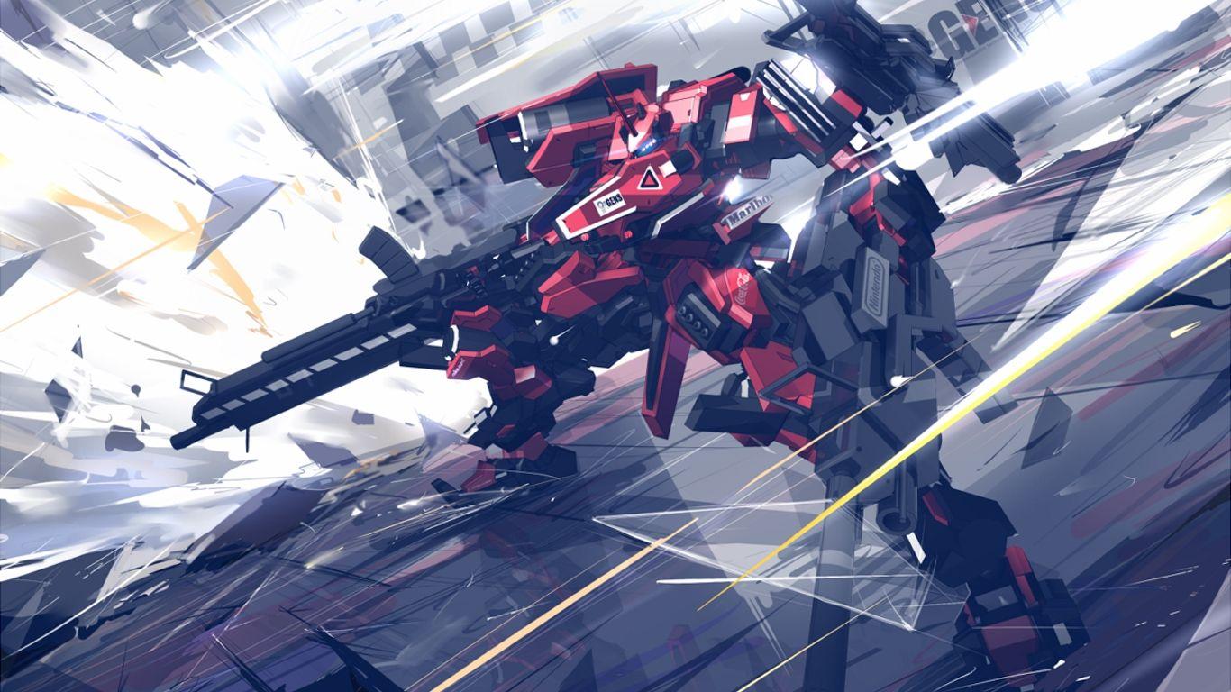 1366x768 Mecha Wallpaper, VL81 HQFX Wallpaper For Desktop And Mobile