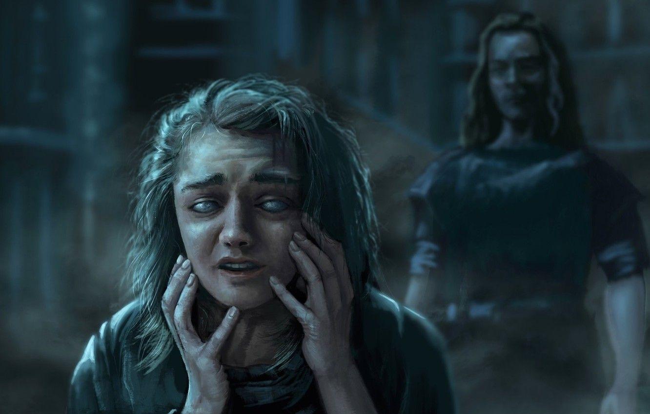 1332x850 Wallpaper girl, panic, woman, dead, man, face, A Song of Ice