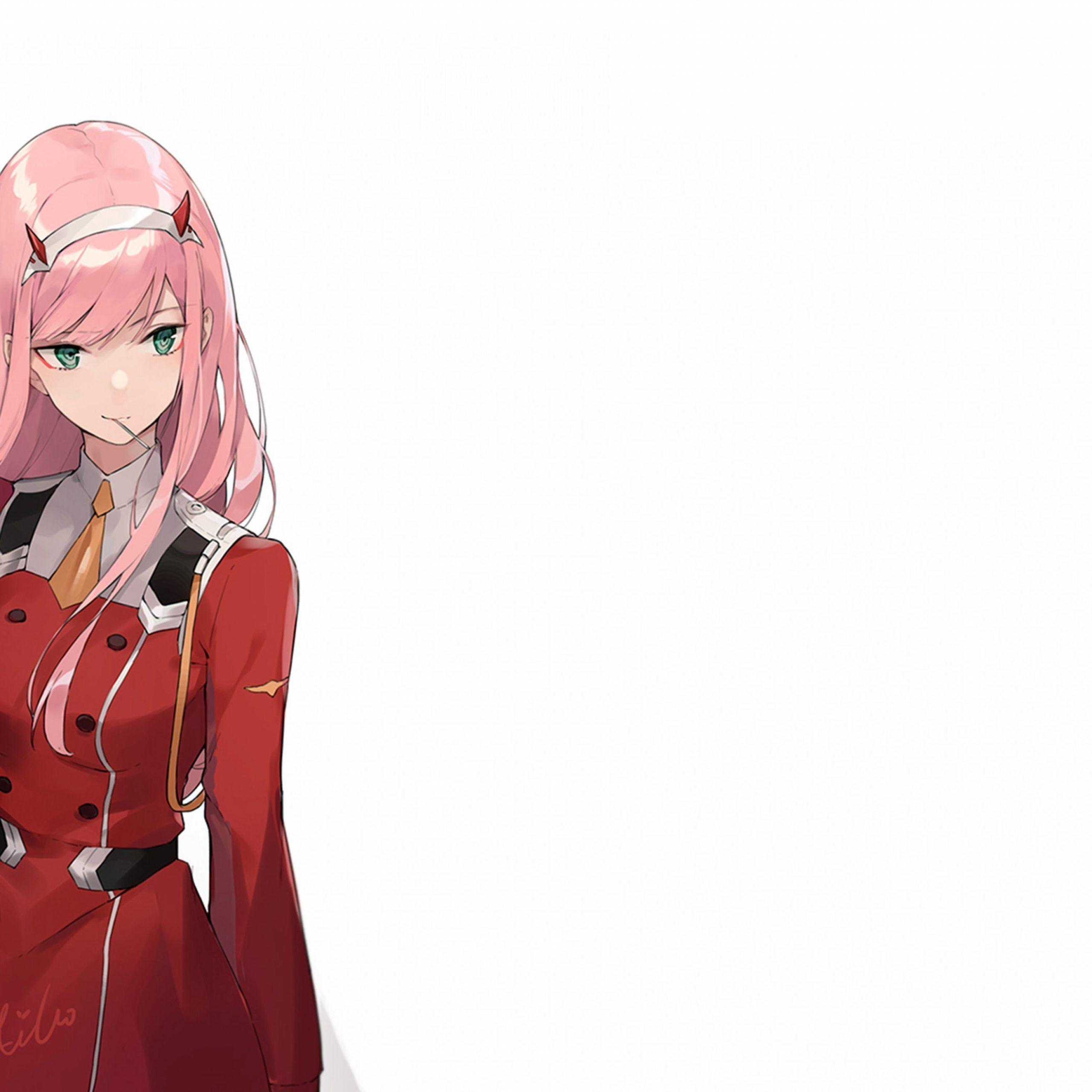 2560x2560 darling in the franxx wallpaper