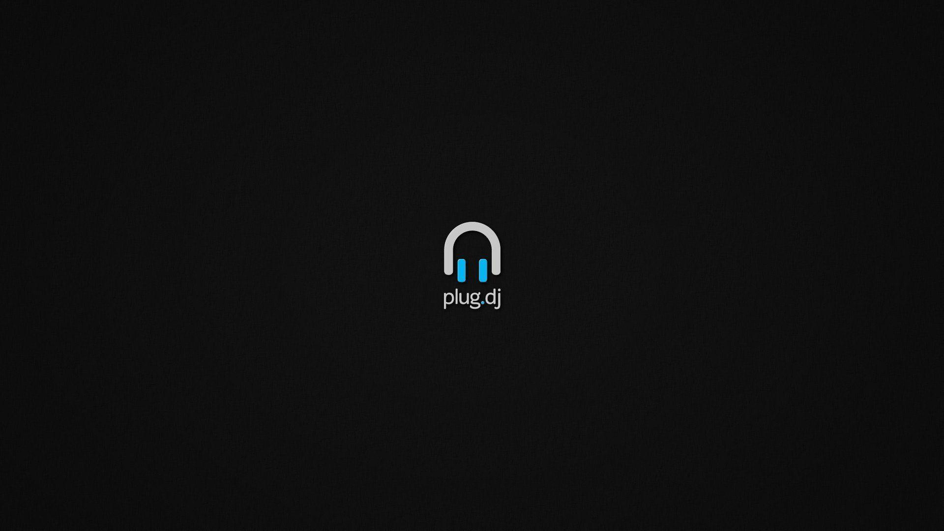 1920x1080 Black Wallpaper Music Logo
