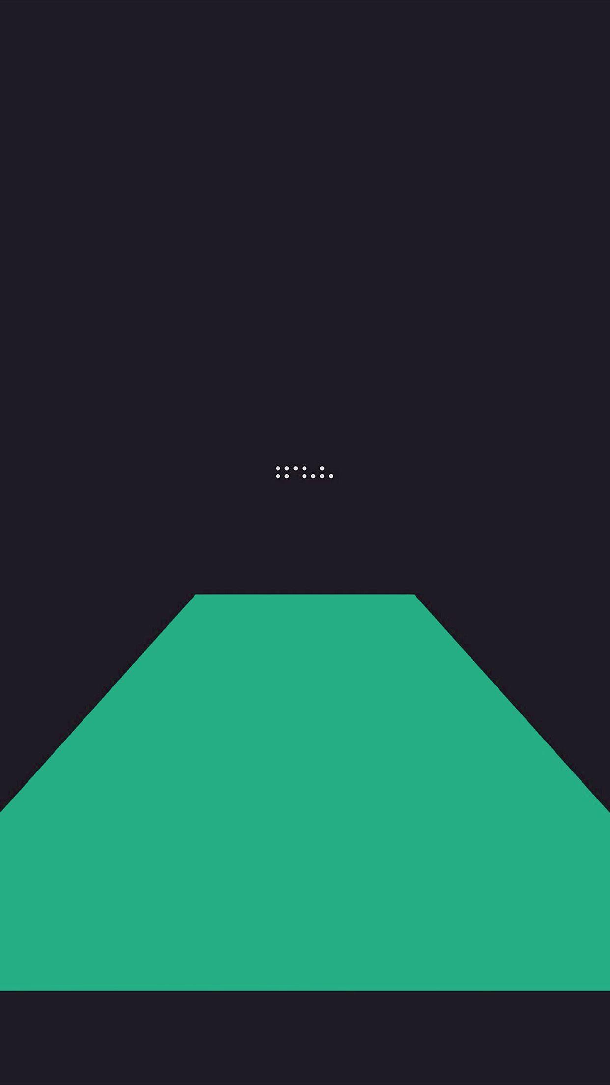 1242x2208 Simple Tycho Blue Green Dark Abstract Minimal Art Illustration