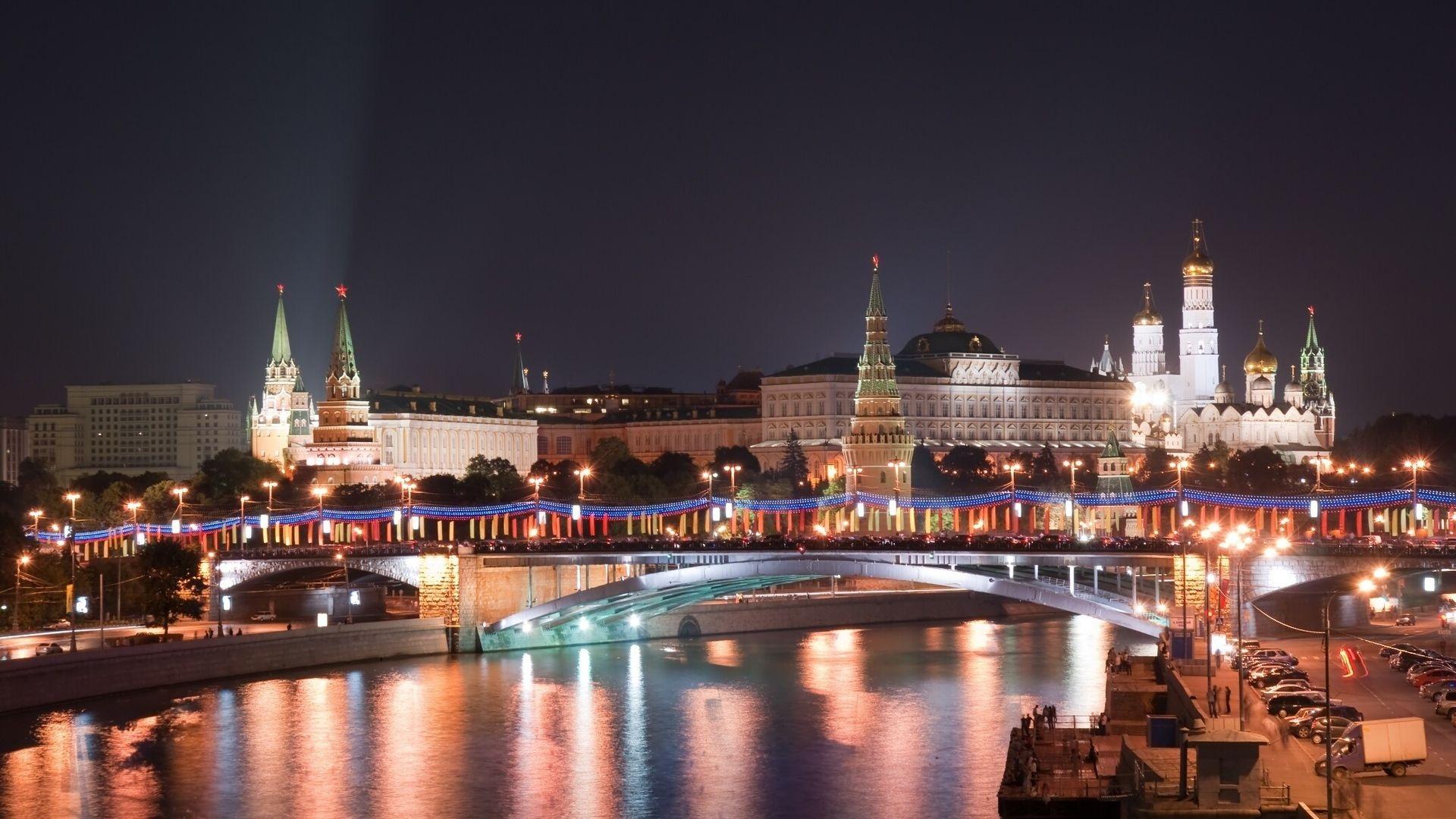 1920x1080 Download Wallpaper 1920x1080 russia, river, city, kremlin, moscow