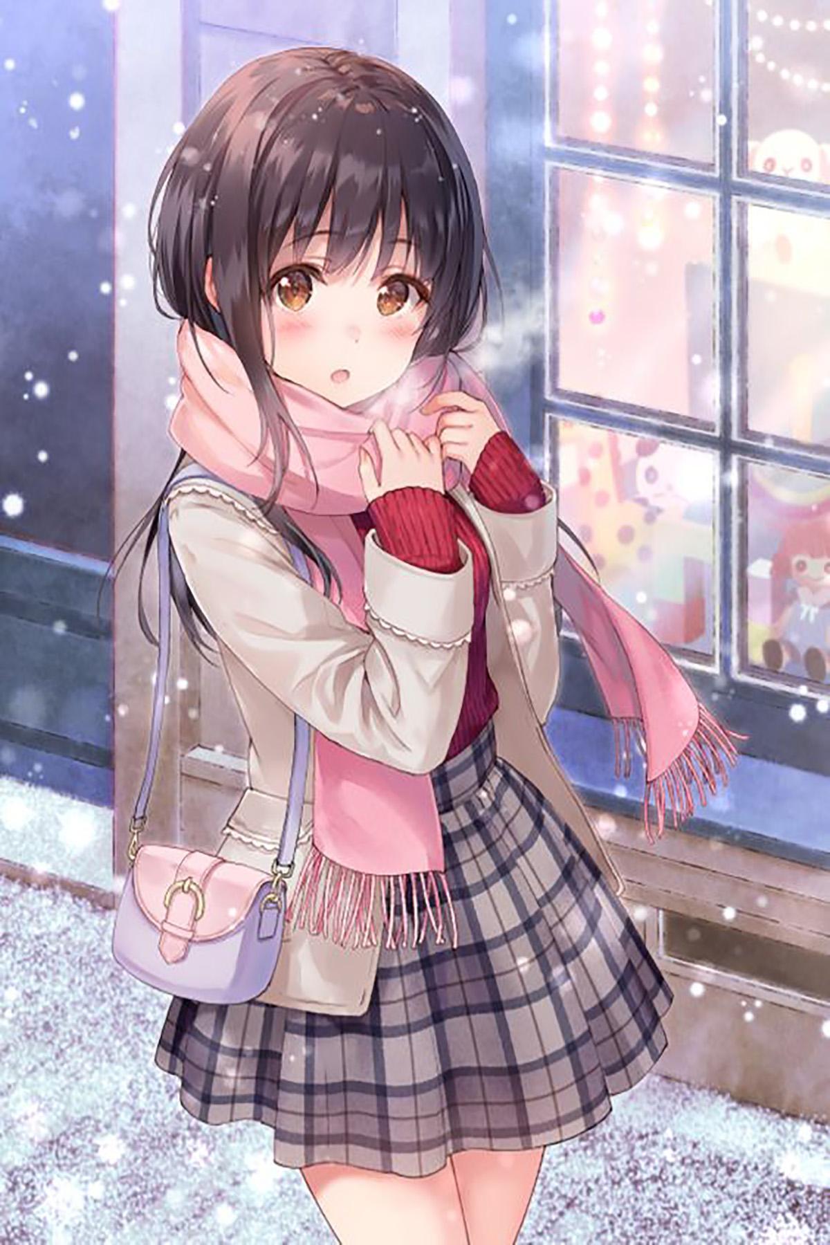 1200x1800 Anime Kawaii Girl Wallpaper