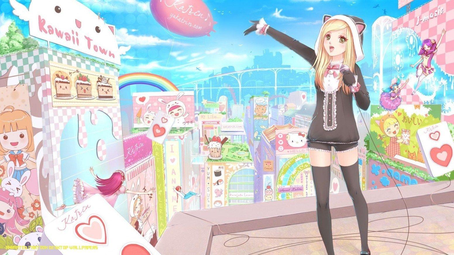 1552x873 Kawaii Anime Image Kawaii Girl HD Wallpaper And