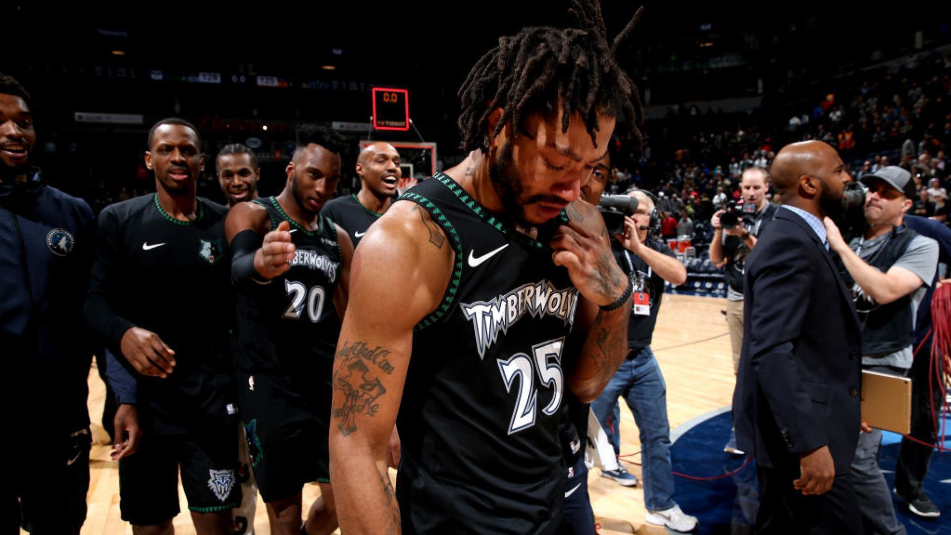 1920x1080 Derrick Rose Emotional Interview After 50 Point Win