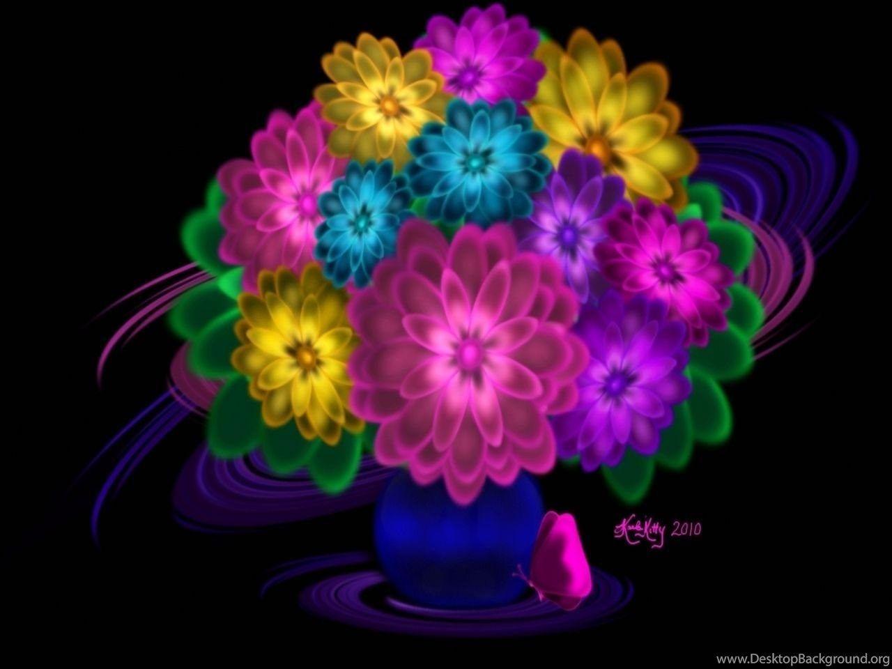 1280x960 Colorful Daisies HD Wallpaper Desktop Background