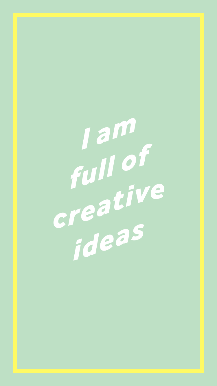 750x1334 Positive affirmation wallpaper. theblissbean. Affirmations