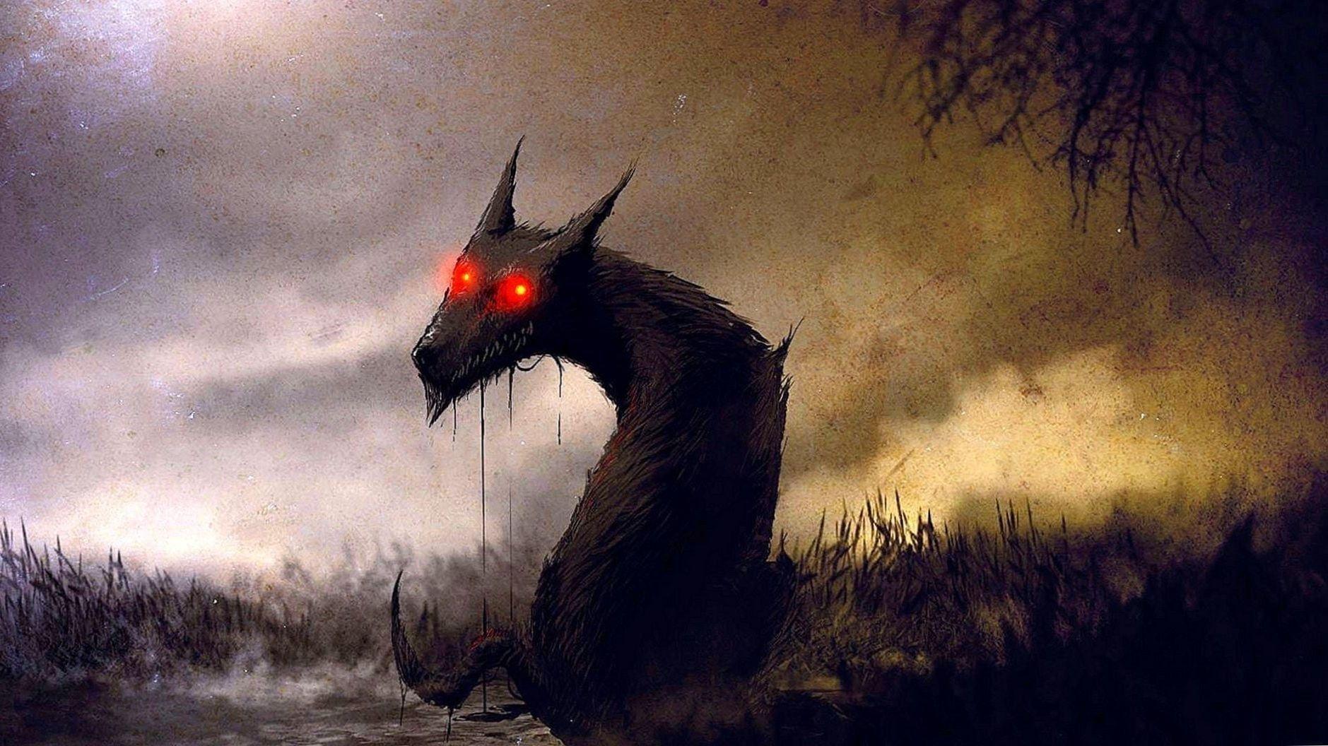 1879x1056 Wolf Demon Wallpaper Wallpaper.Pro