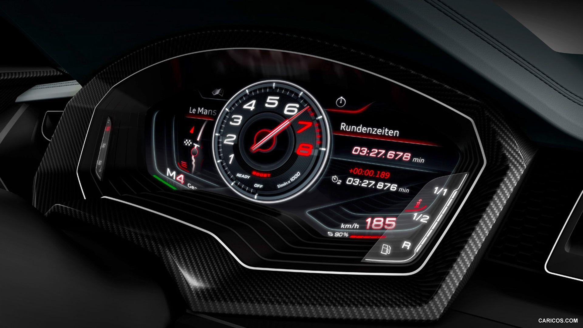 1920x1080 Free download Audi Sport quattro Concept 2013 Instrument Cluster