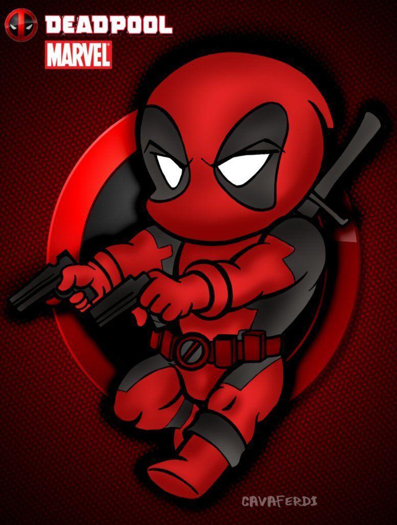 777x1028 Chibi #Deadpool #Fan #Art. (CHIBI DEAD POOL) By: Cavaferdi