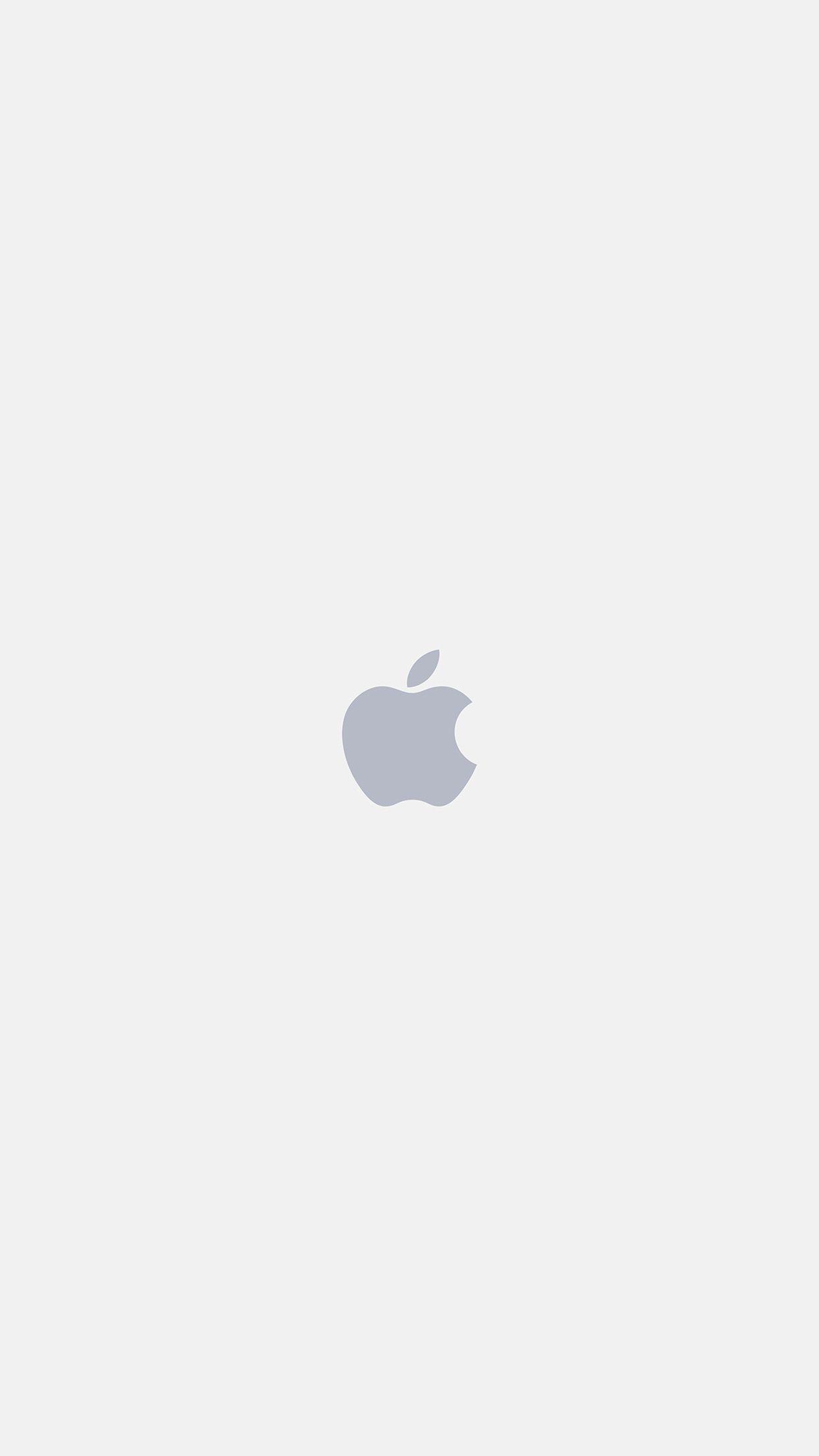 1242x2208 Iphone7 Apple Logo White Art Illustration