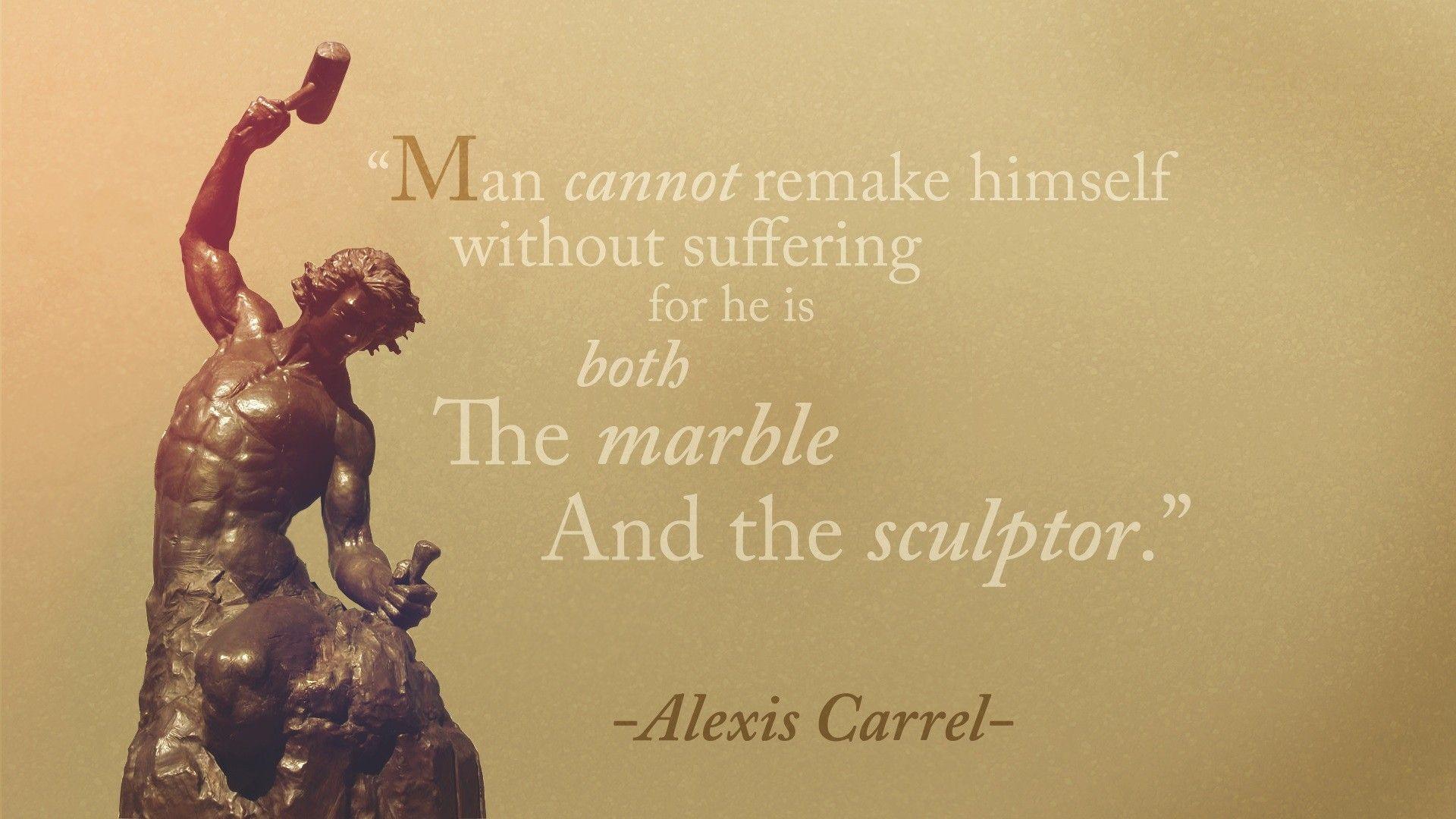 1920x1080 #statue, #sculpture, #motivational, #quote, wallpaper