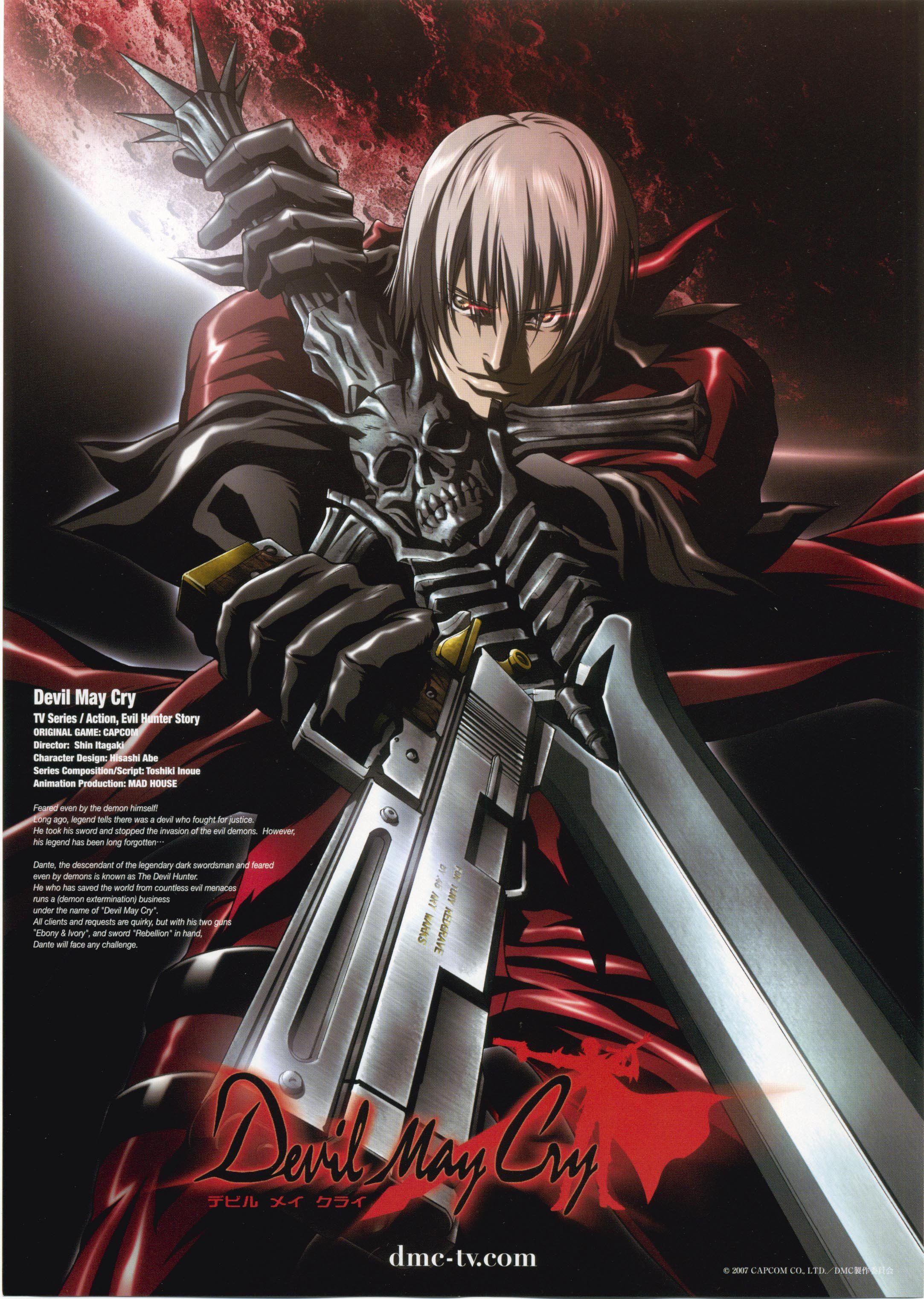 Devil May Cry Anime Wallpapers Top Free Devil May Cry Anime Backgrounds Wallpaperaccess