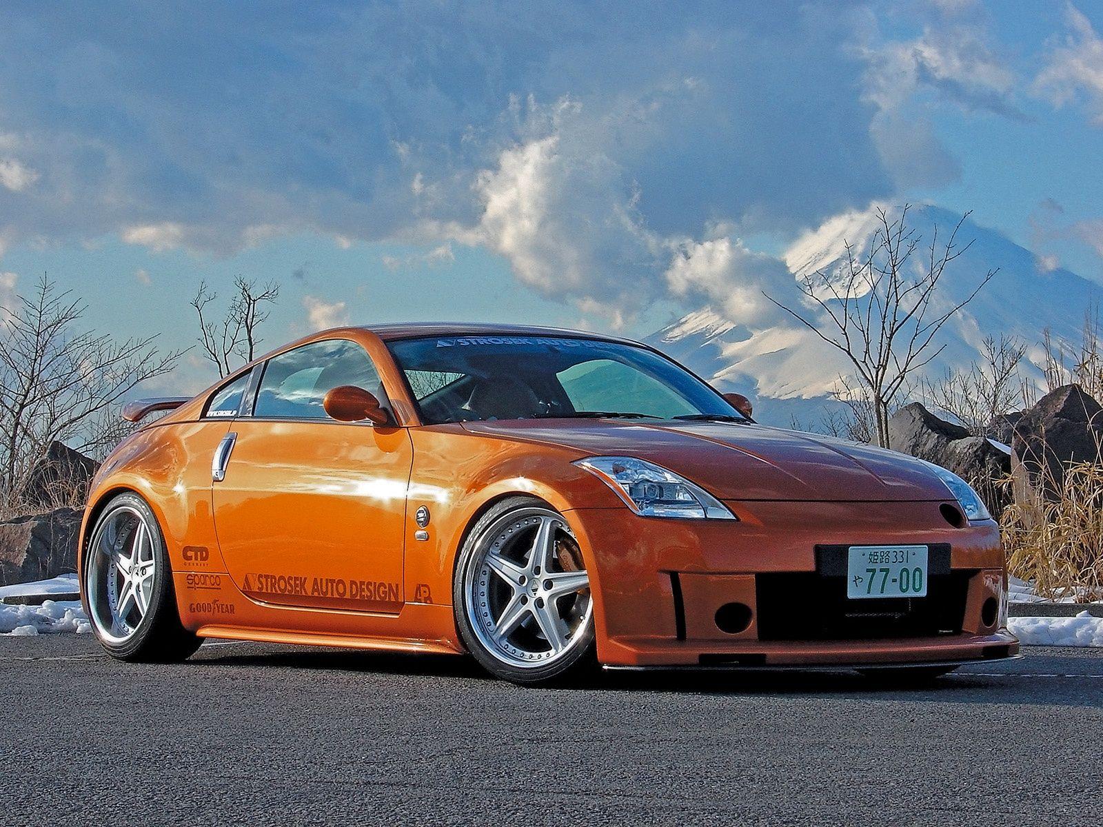 1600x1200 Nissan 350Z orange wallpaper. Nissan 350Z orange