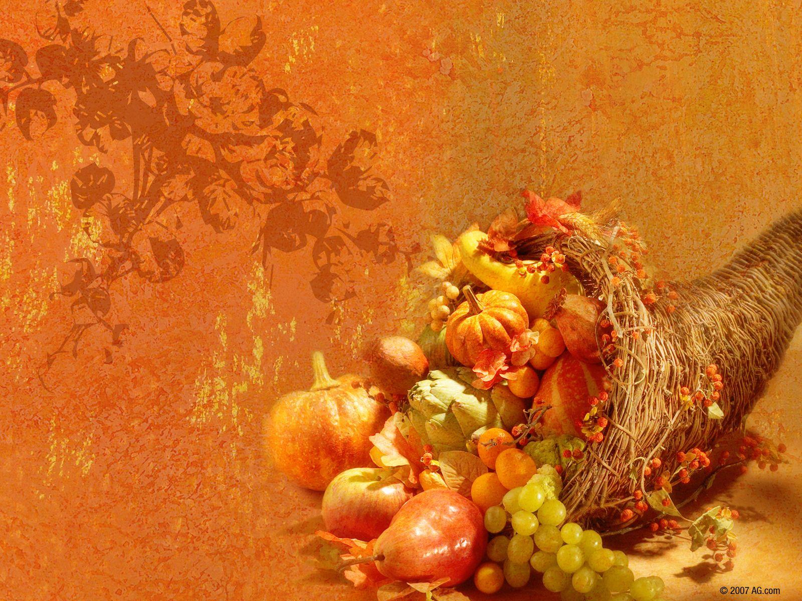 thanksgiving cornucopia wallpaper