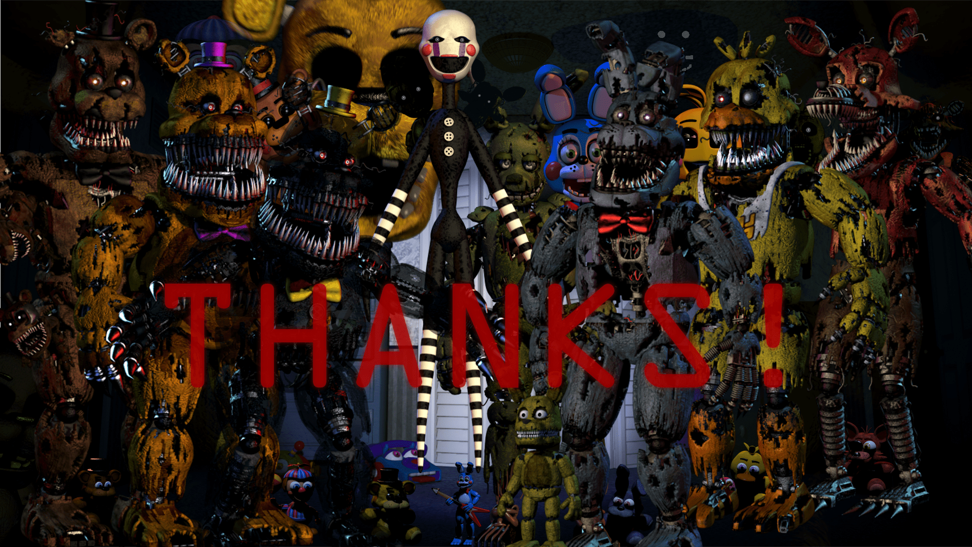 1920x1080 FNAF 2 4 Wallpaper!