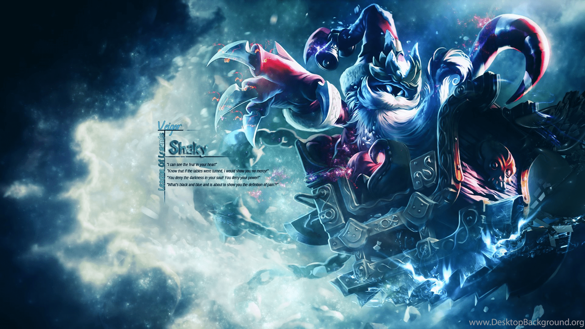 1920x1080 Bad Santa Veigar Wallpaper Desktop Background