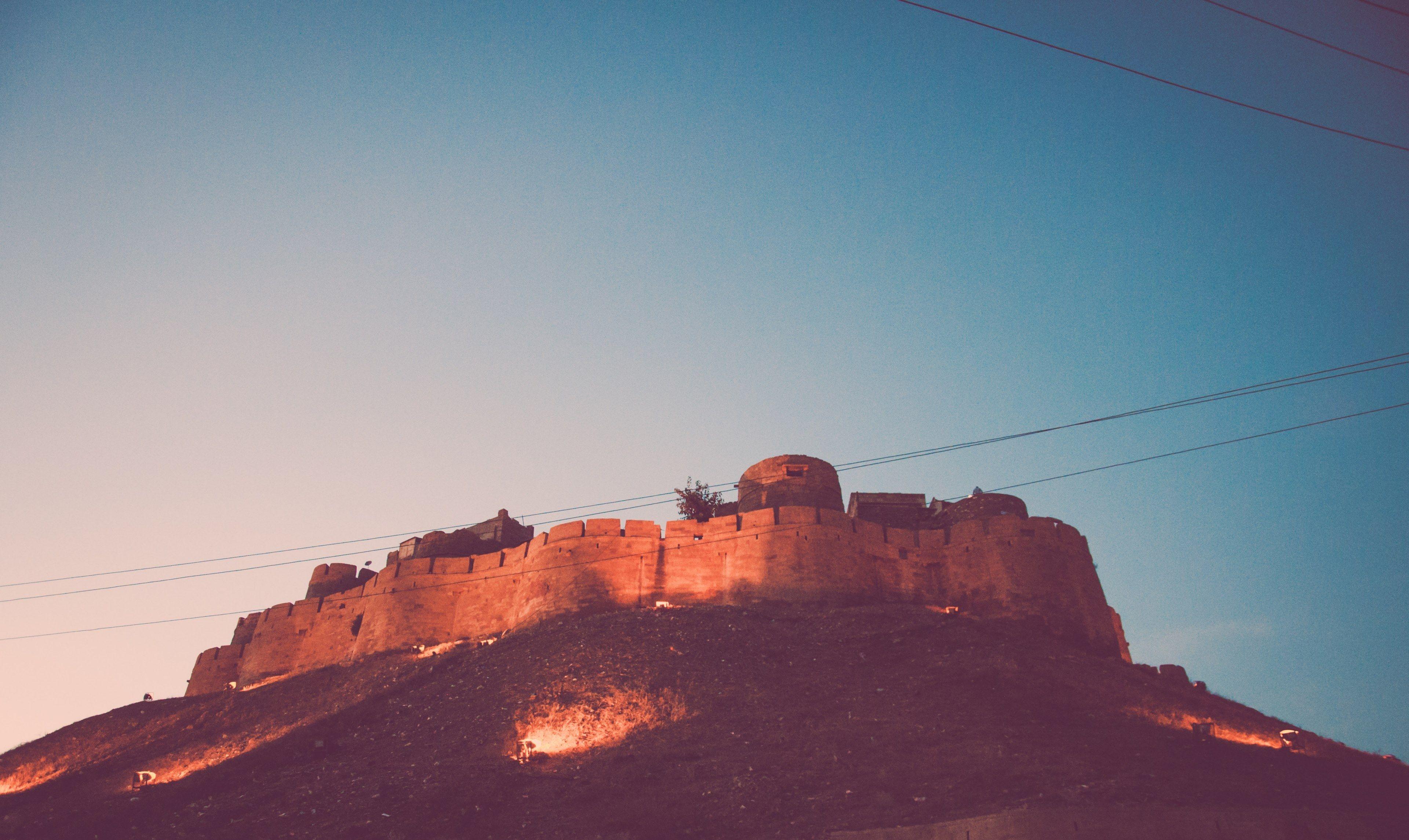 3840x2291 twilight fort indium and jaisalmer HD 4k wallpaper and background