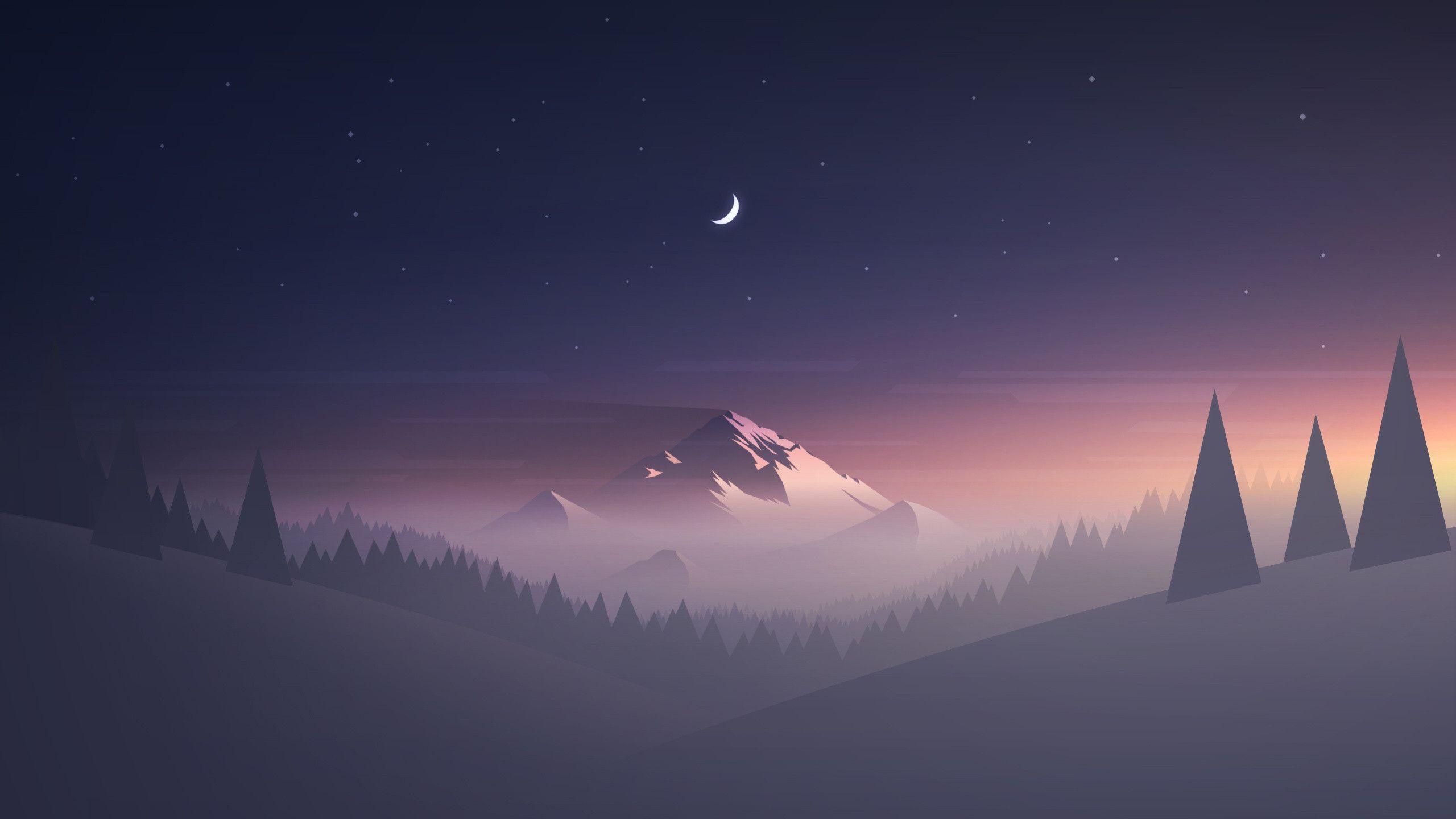 2560x1440 Minimal Landscape [2560 x 1440]