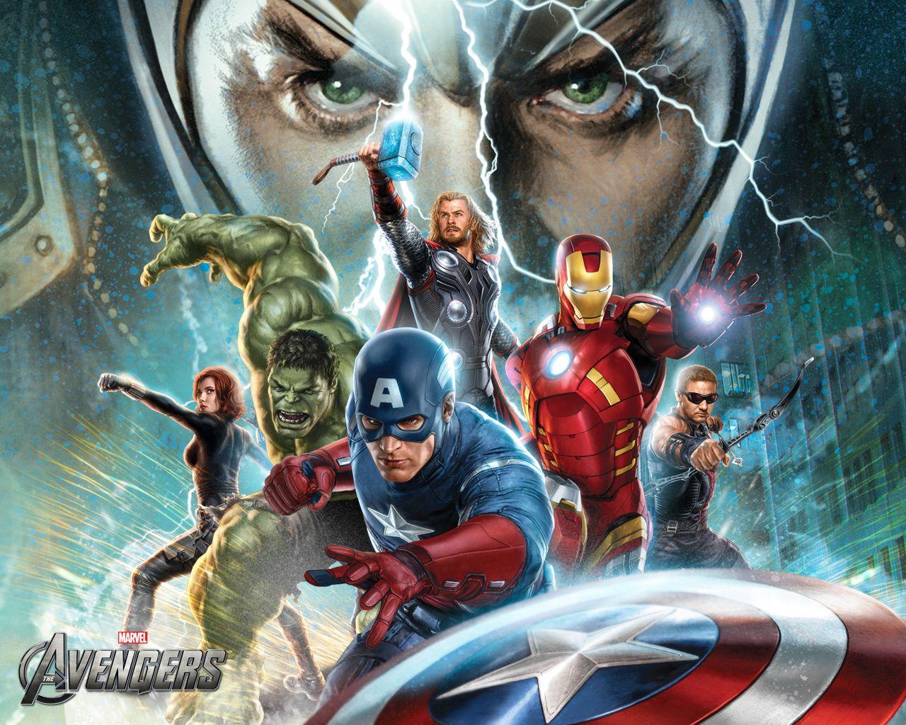 1280x1024 Awesome Avengers wallpaperx1024