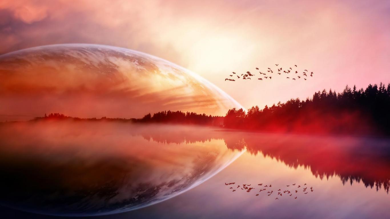 1366x768 Landscape Wallpaper and Background Imagex768