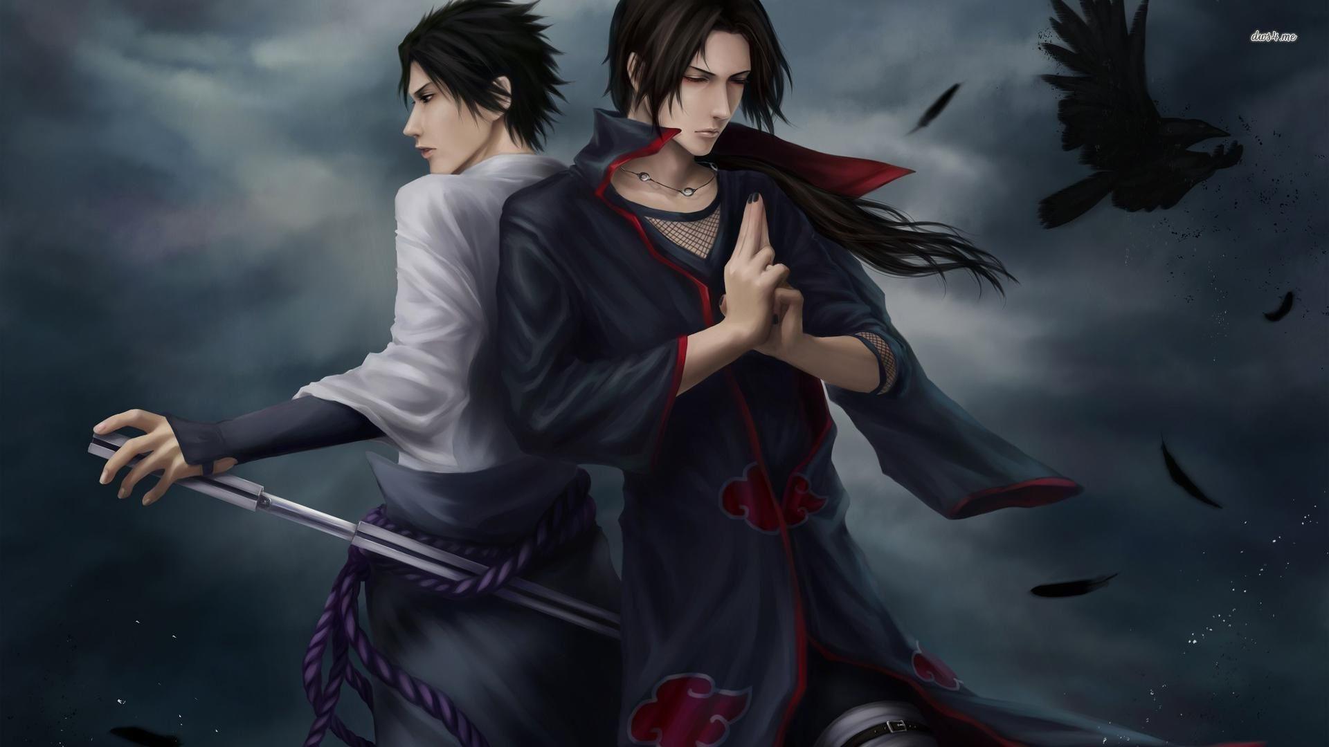 1920x1080 Itachi và sasuke uchiha itachi uchiha Naruto anime series