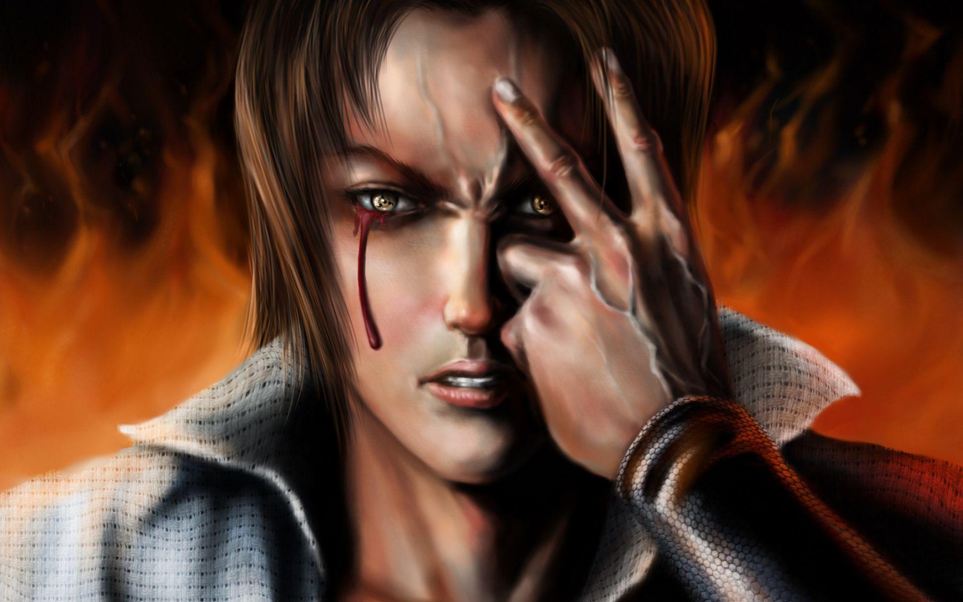 1920x1200 Download wallpaper Sasuke Uchiha, 3D art, Uchiha clan, portrait