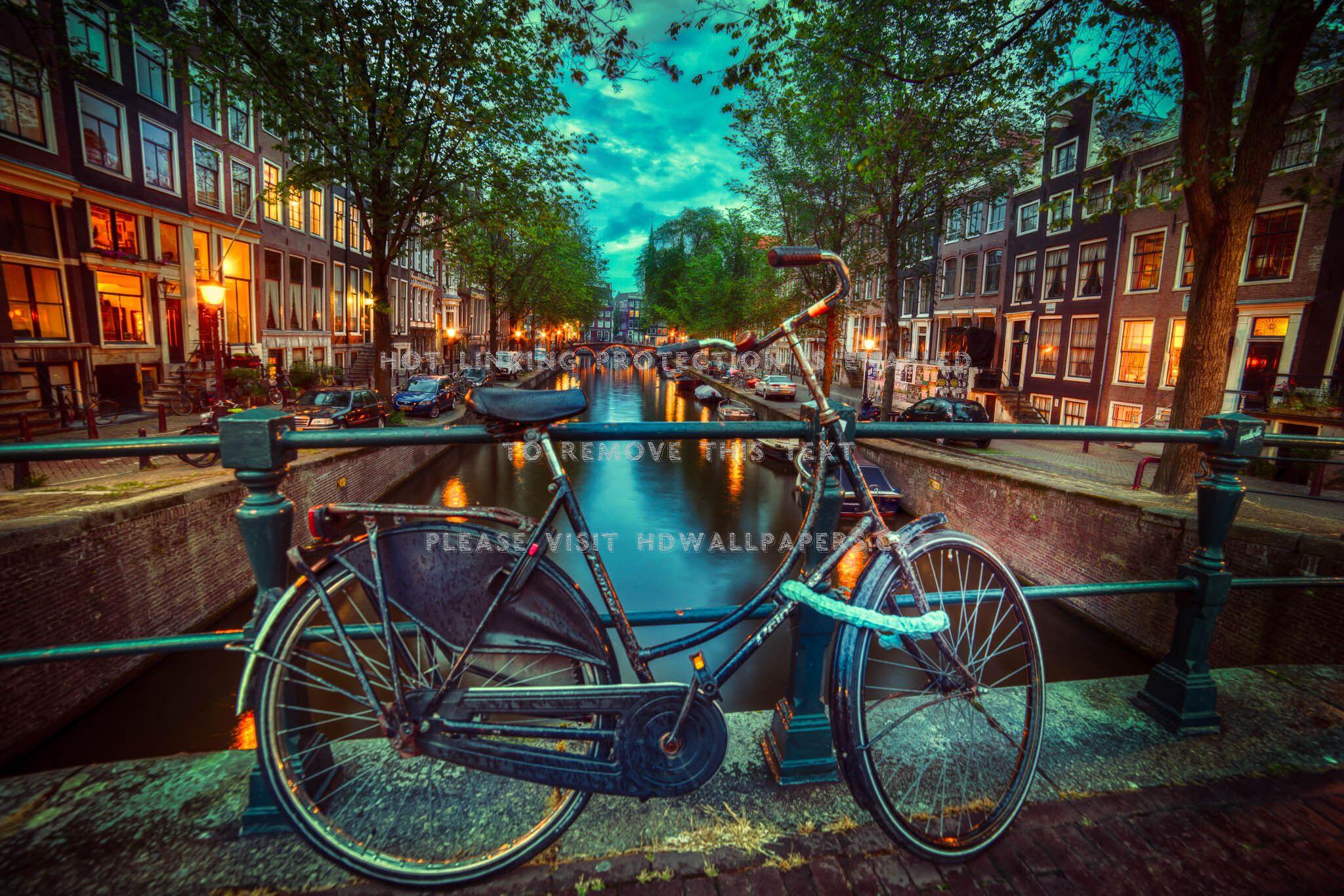 2048x1365 holland relax HD bridge amsterdam nature