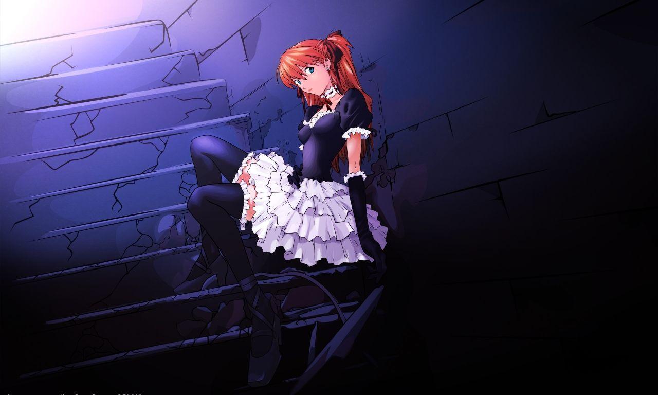 1280x768 Asuka Langley from Neon Genesis Evangelion Anime Wallpaper 2k Quad