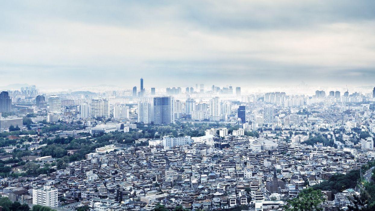 1244x700 Cityscapes skylines buildings skyscrapers Asians Asia Asian
