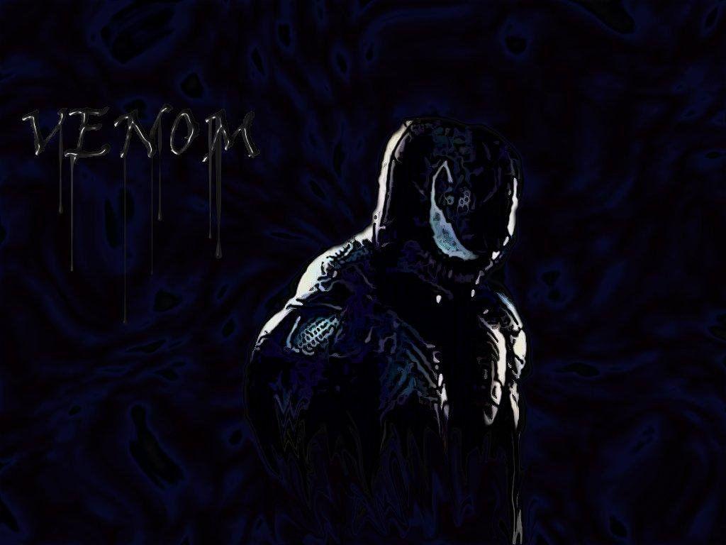 1024x768 Black Spiderman Venom Wallpaper for Phone and HD Desktop Background