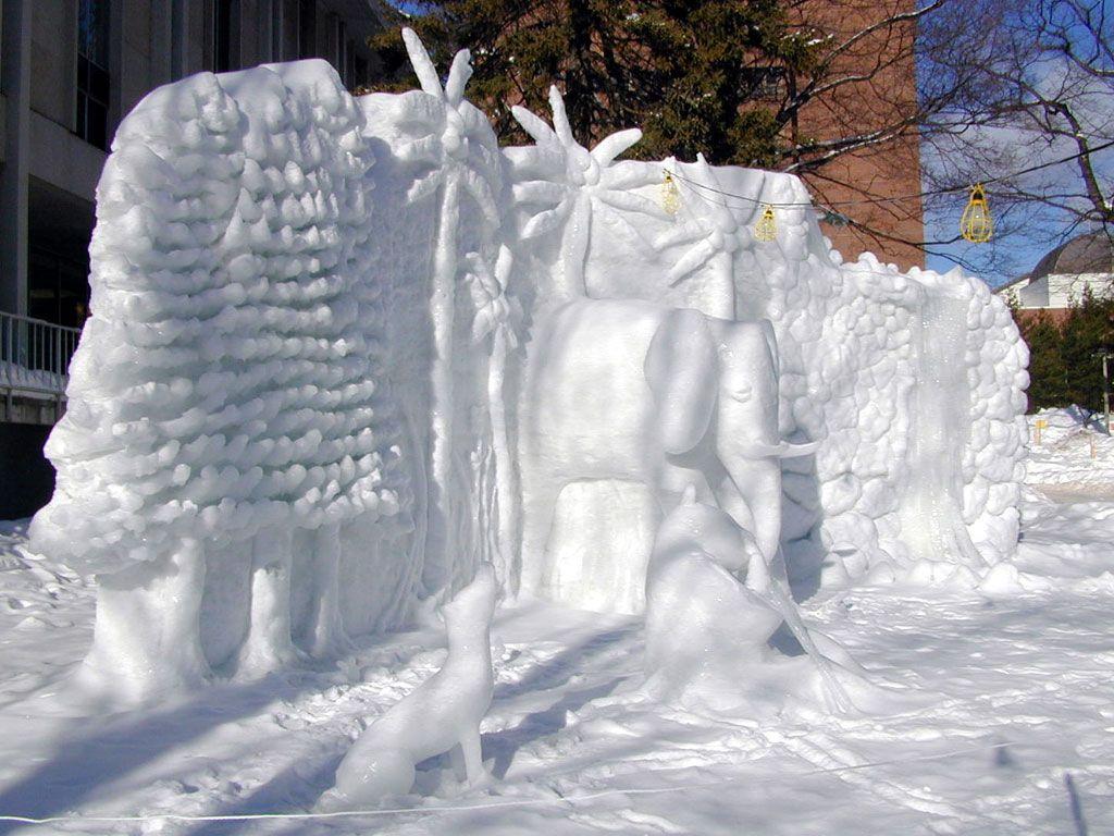 1024x768 Mammoth Ice Sculpture