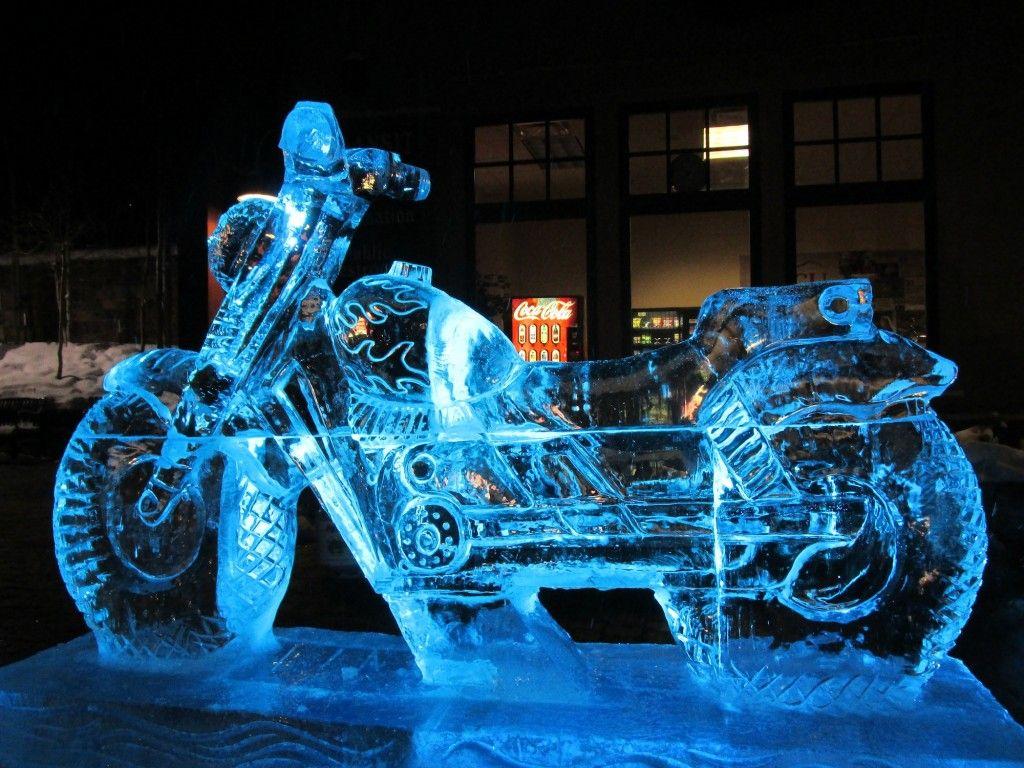 1024x768 Ice Sculpture Wallpaper High Quality