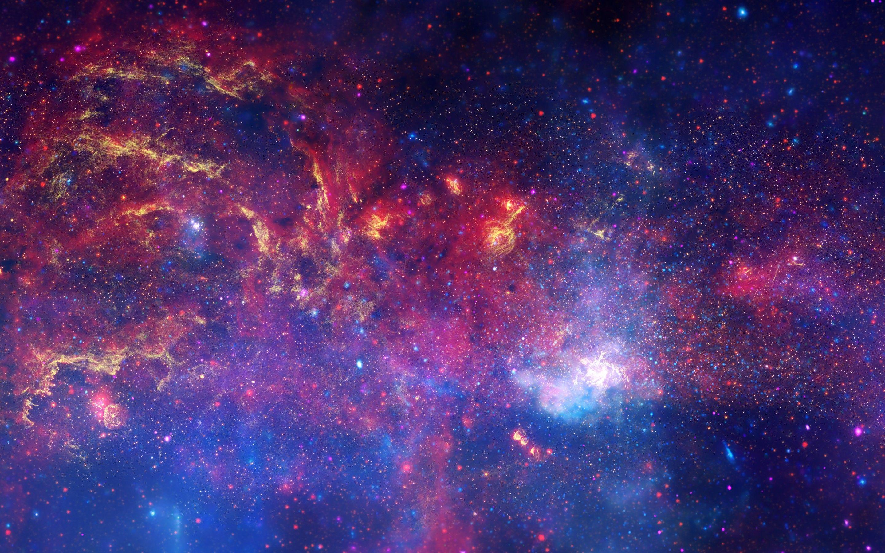 2880x1800 Wallpaper Galaxy, Stellar, Stars, Vibrant, Hubble Space Telescope